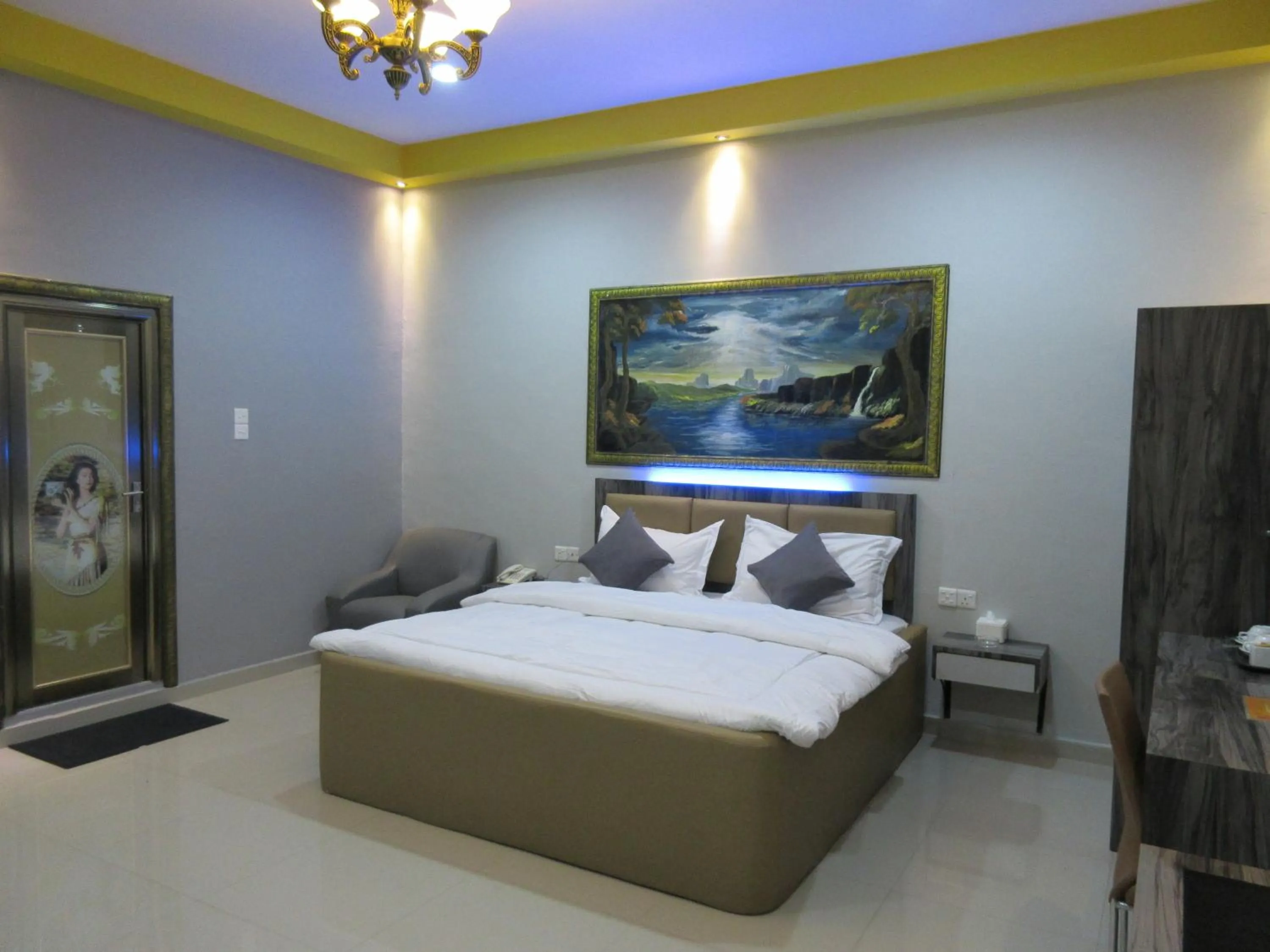 Bedroom, Bed in Hotel 01 Batam