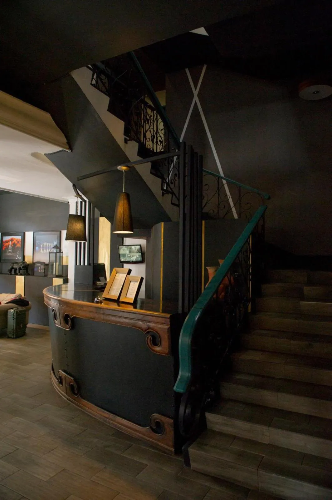 Lobby or reception in Hotel Internacional