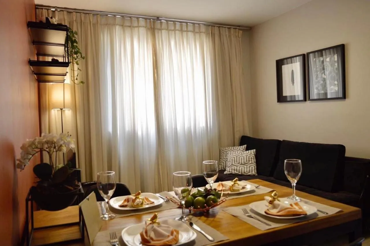 Living room in Ed Casablanca proximo a Av T63 shopping e parque