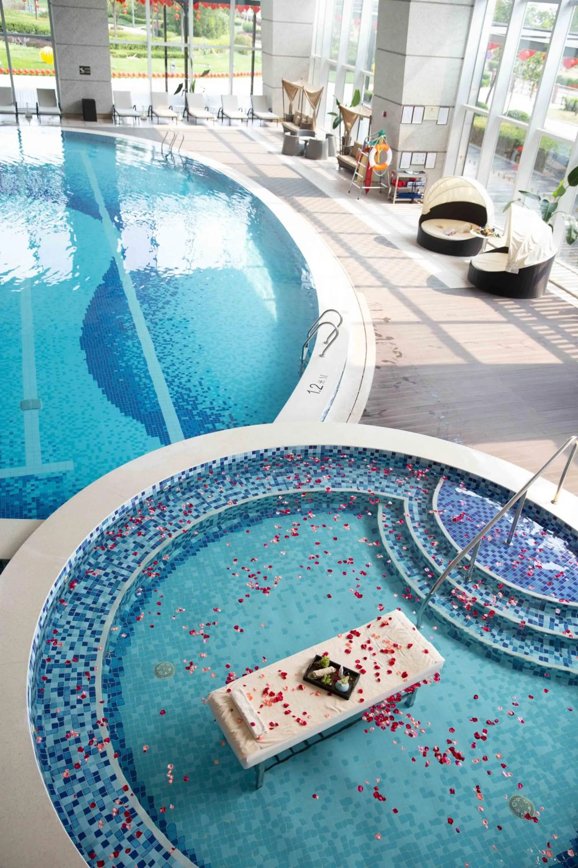Pool view in Shangri-La Qinhuangdao