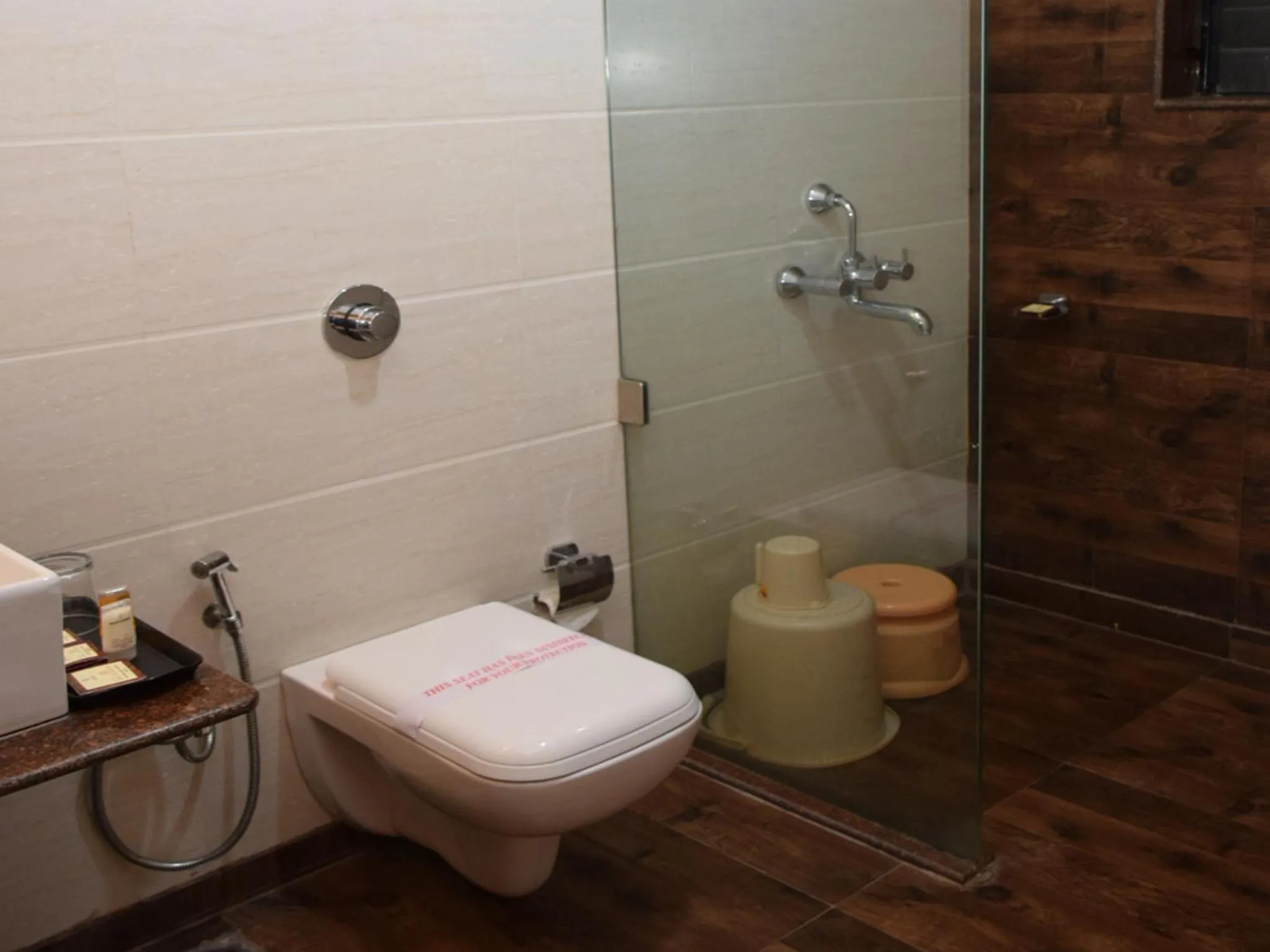 Bathroom in Hotel Sai Jashan Shirdi - Where blessings & comfort meet