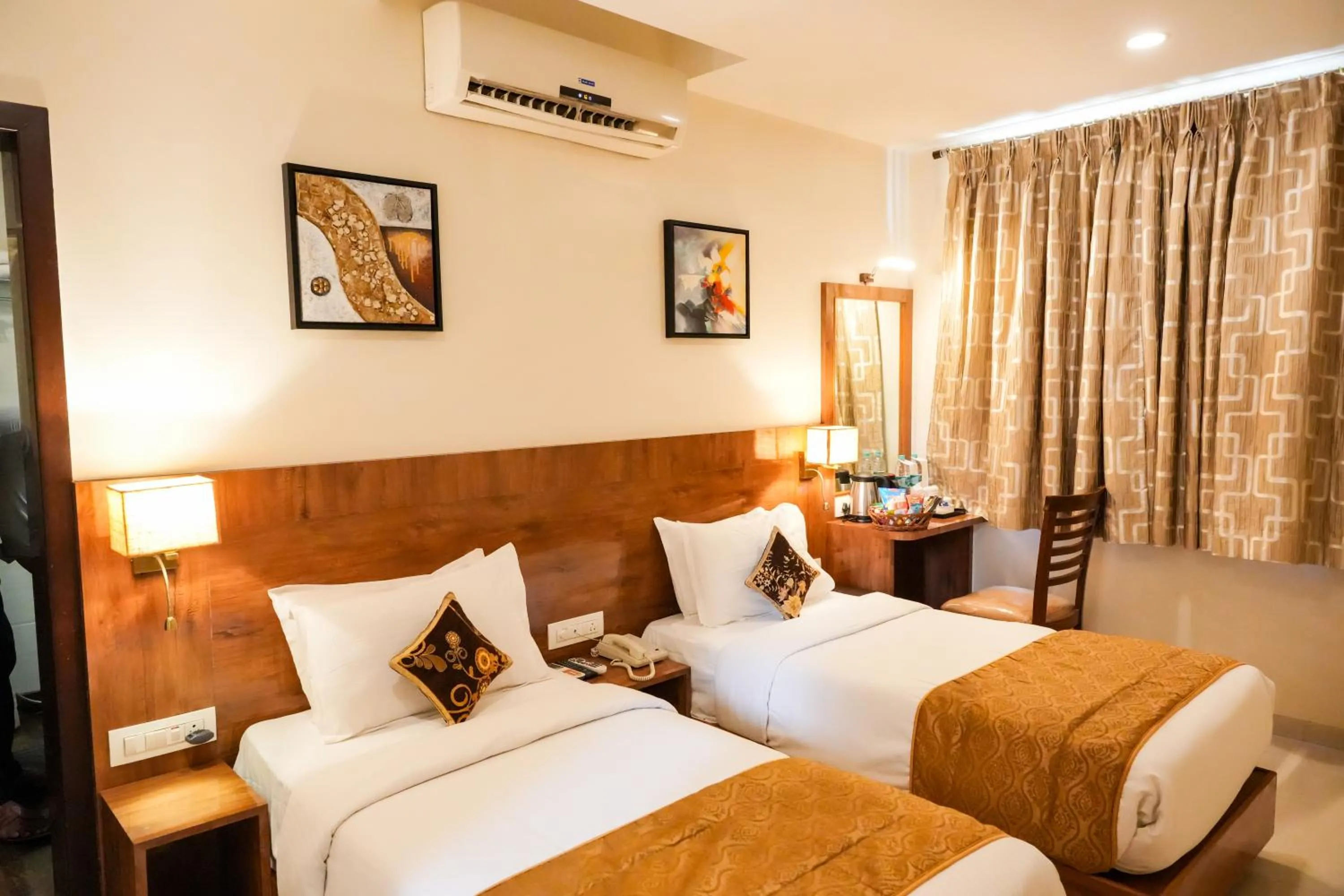 Bed in Hotel Sai Jashan Shirdi - Where blessings & comfort meet