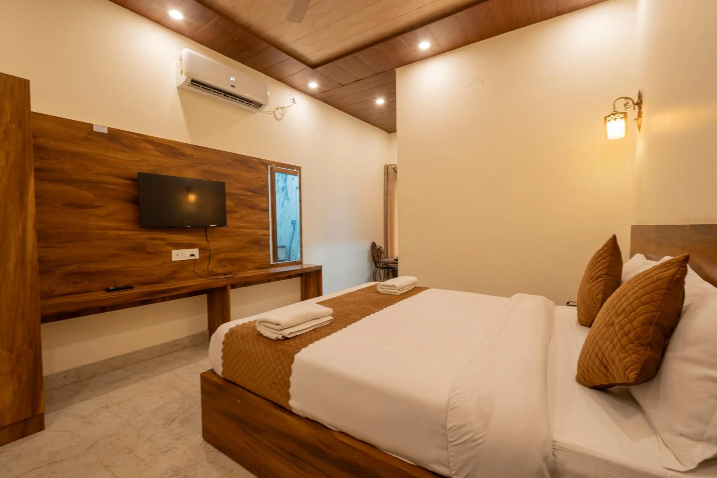 Bed in Ashoka Hotel Karol Bagh Delhi