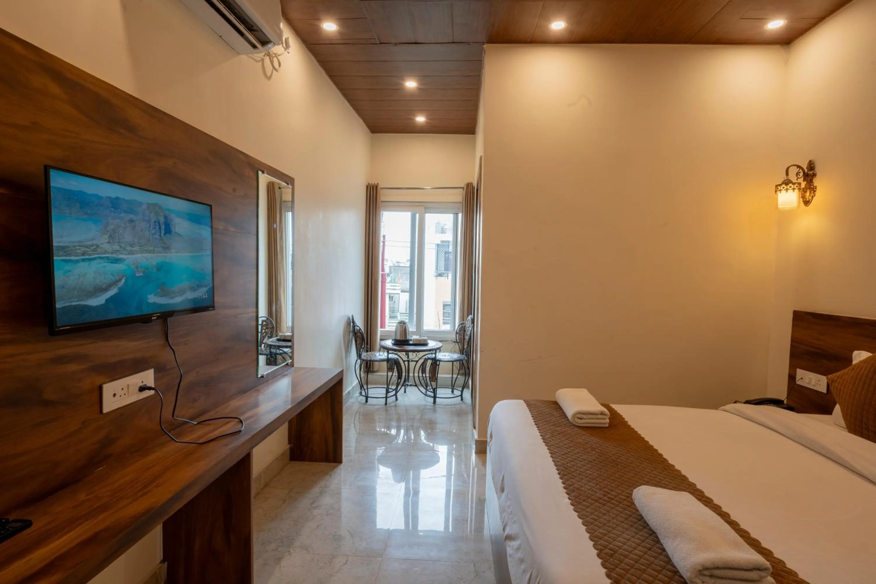 Bed in Ashoka Hotel Karol Bagh Delhi