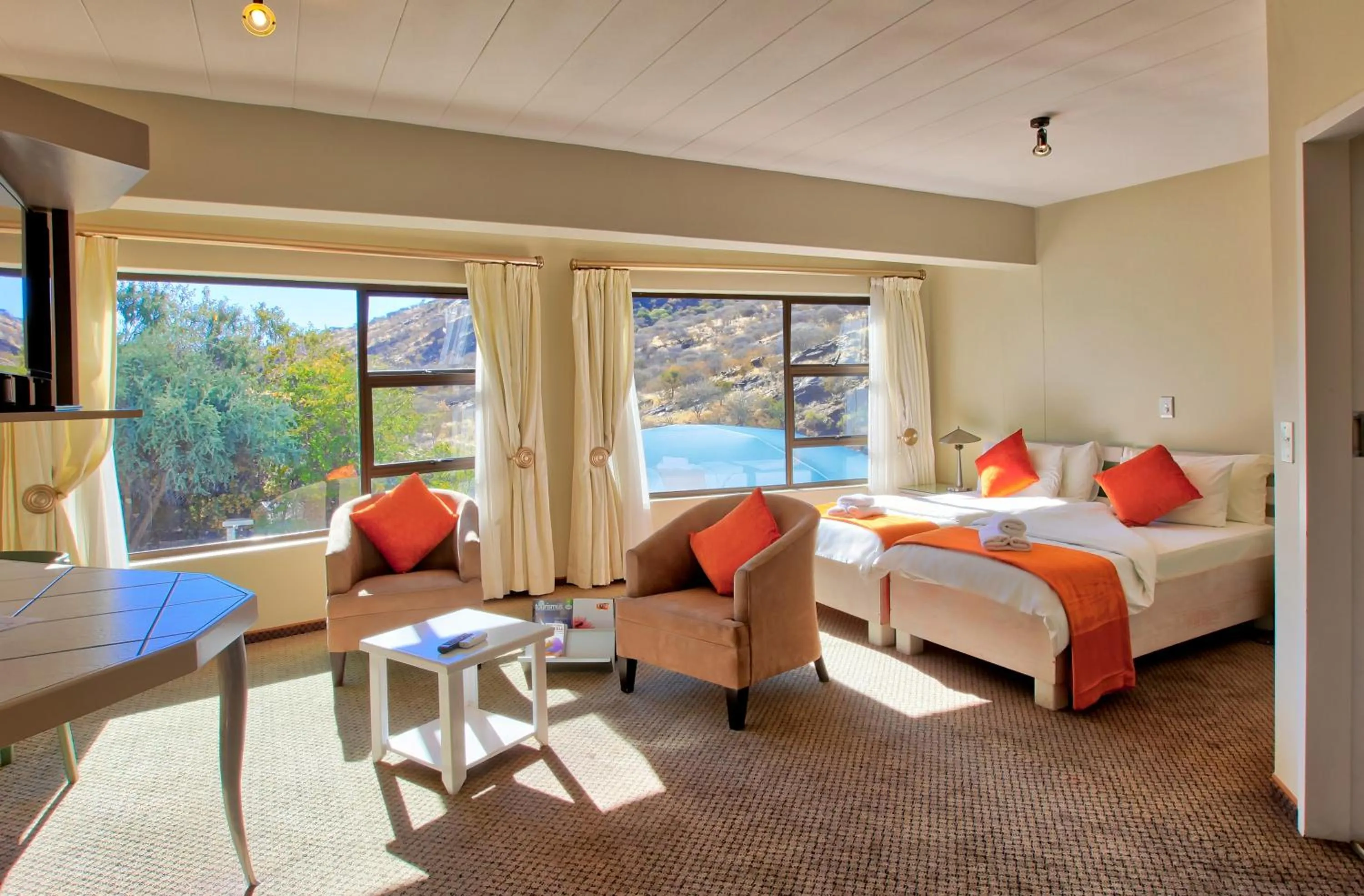 Bedroom, Bed in Hotel Thule