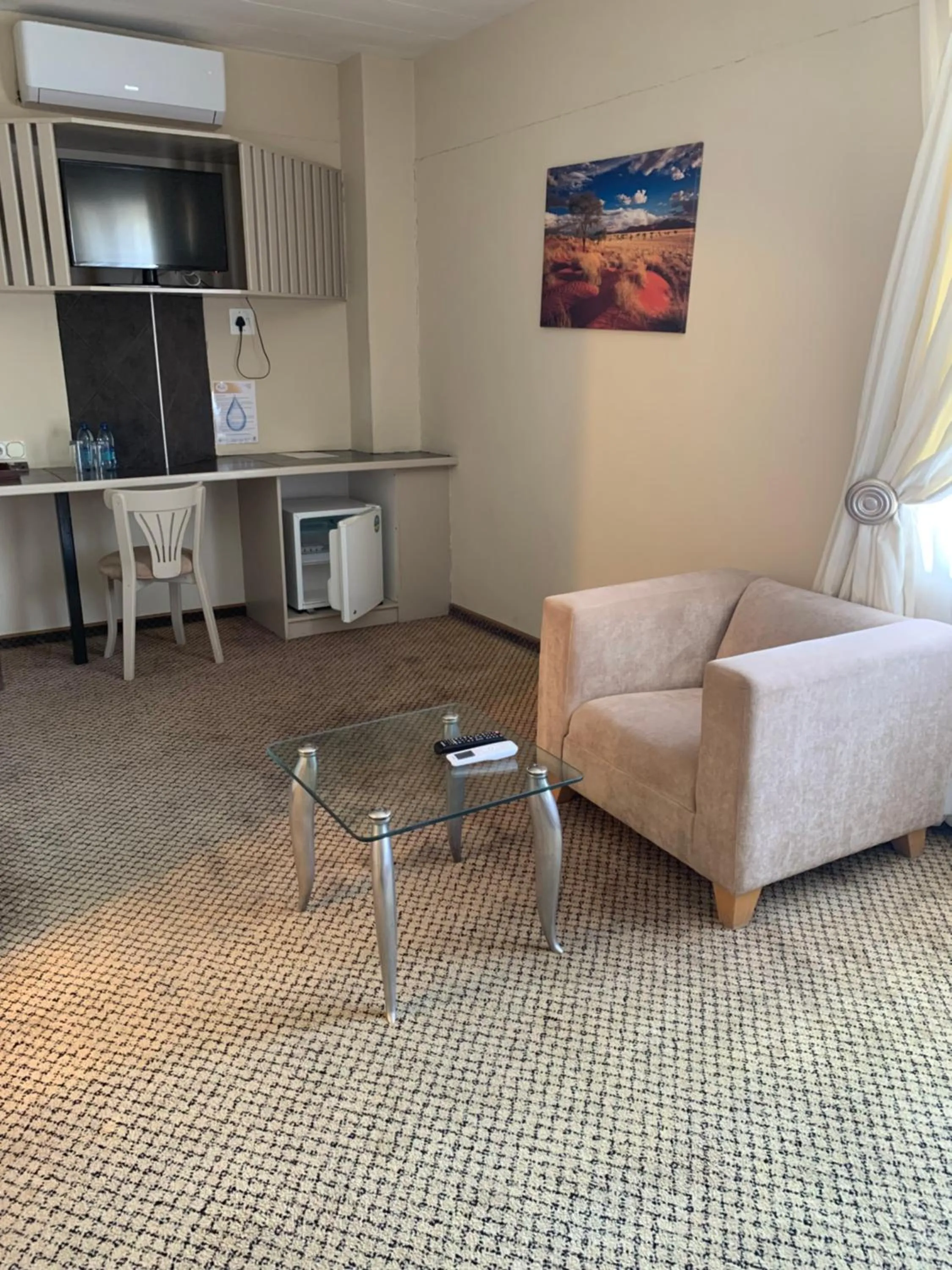 hair dresser in Hotel Thule