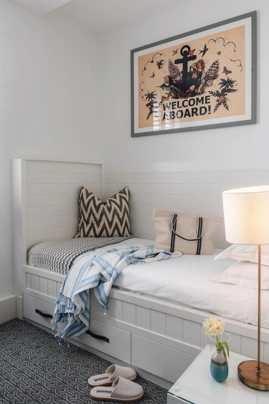 Bedroom, Bed in Harbour Hotel & Spa Brighton