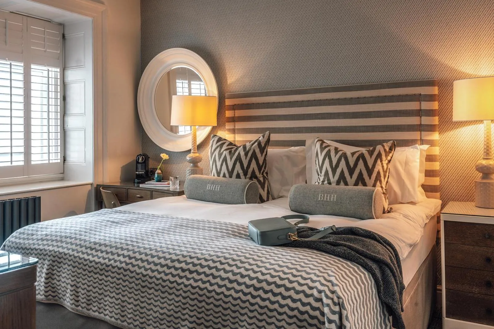 Bedroom, Bed in Harbour Hotel & Spa Brighton