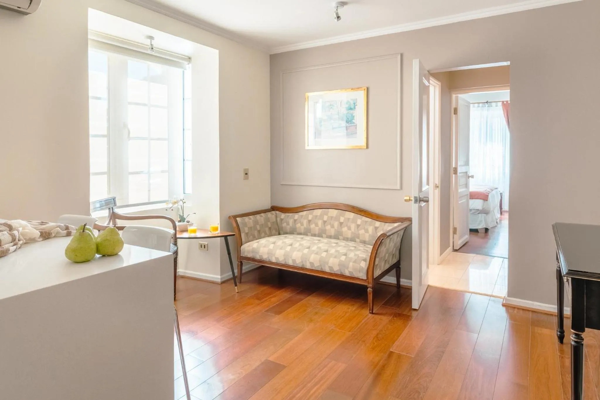 Seating area in Orly Suites