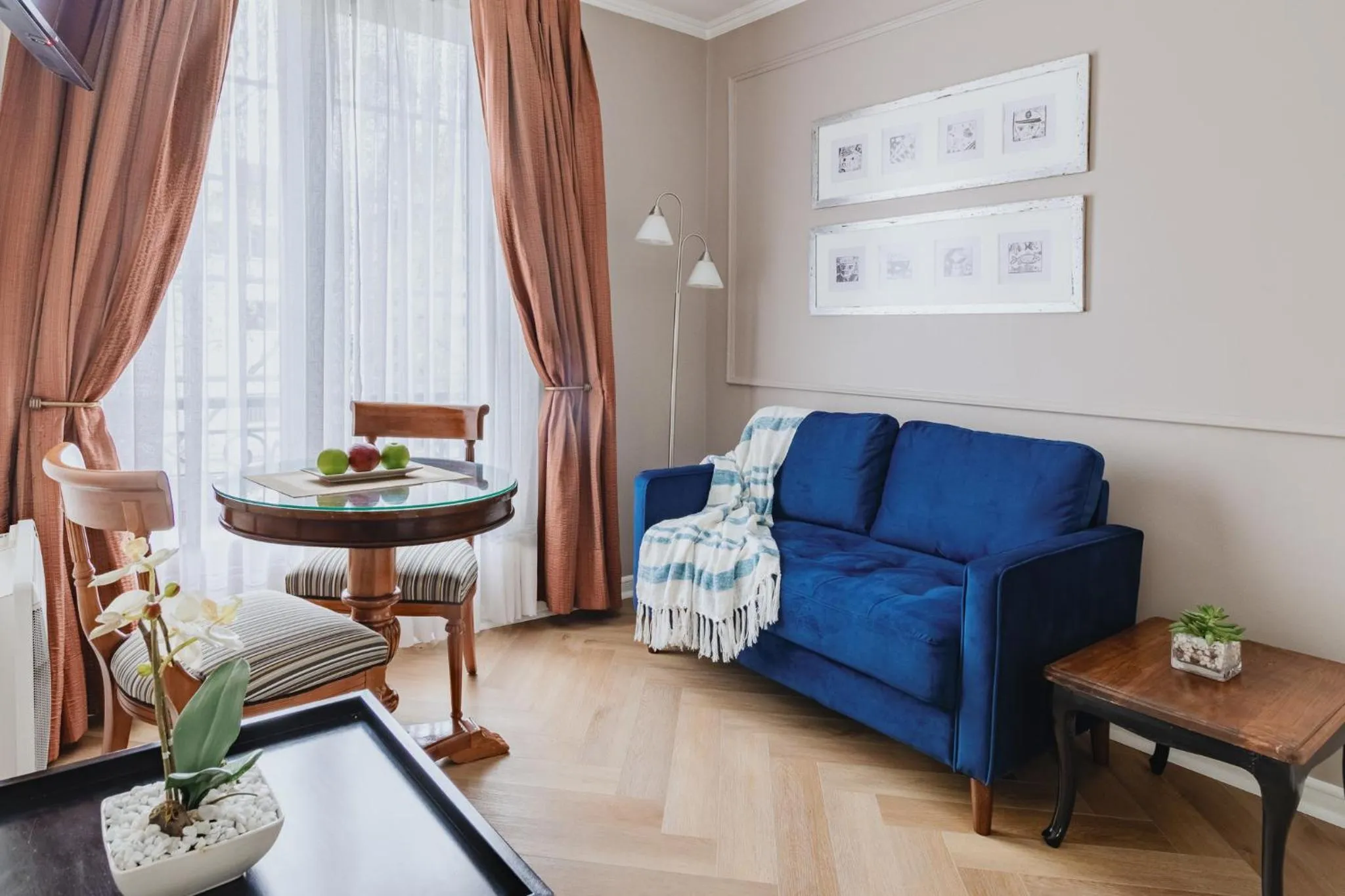 Living room in Orly Suites