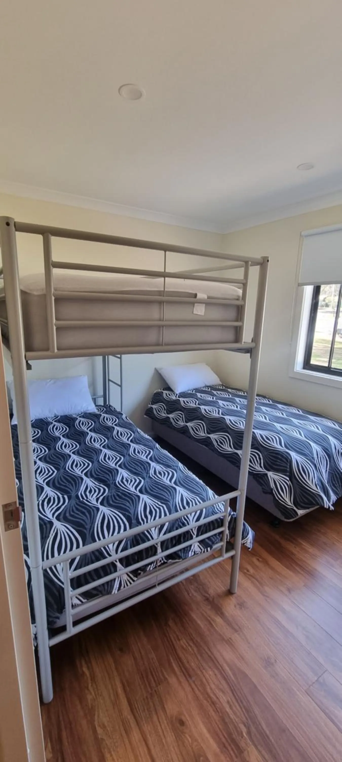 bunk bed, Bed in Wedderburn Caravan Park