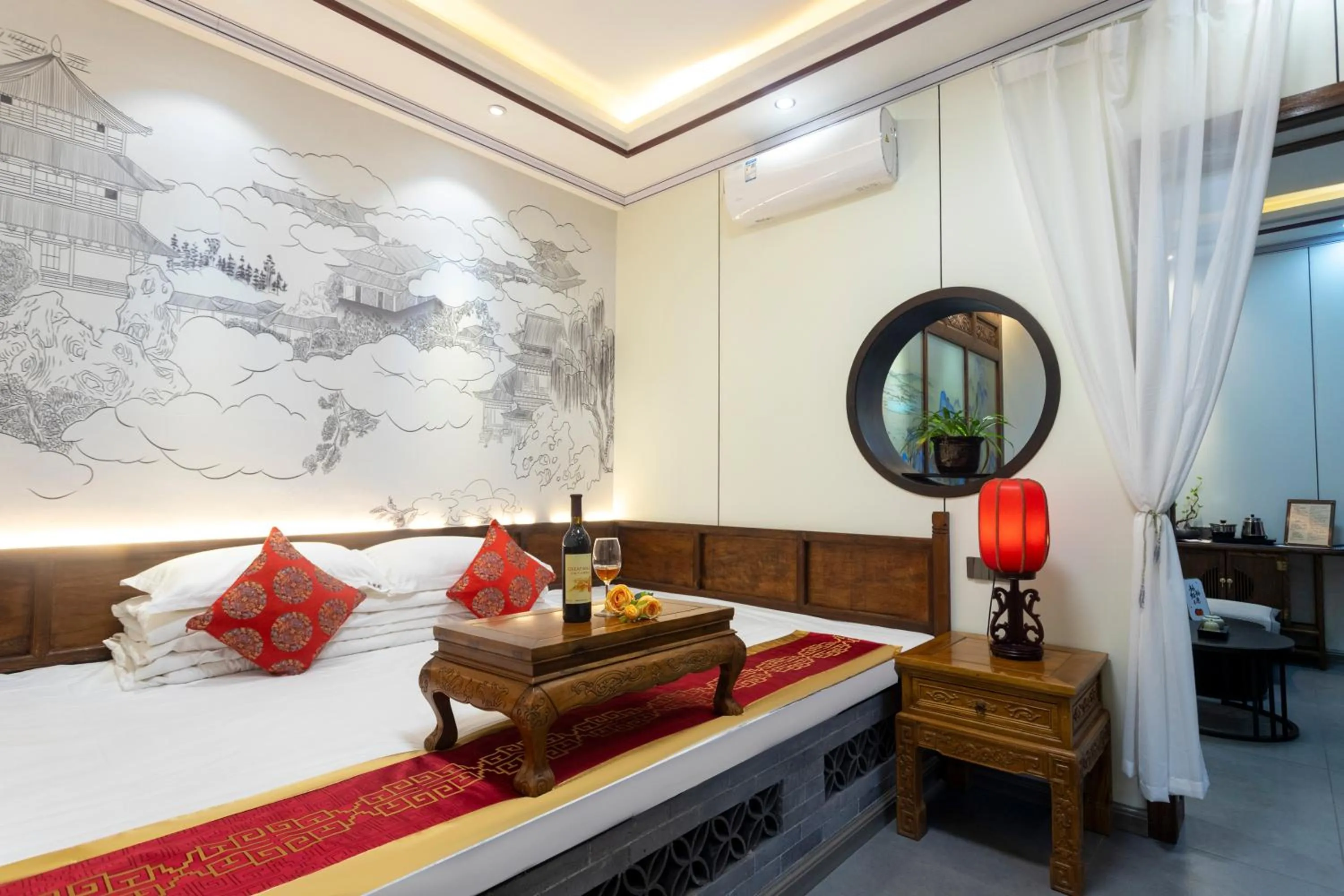 Bedroom, Bed in Pingyao Harmony Hotel