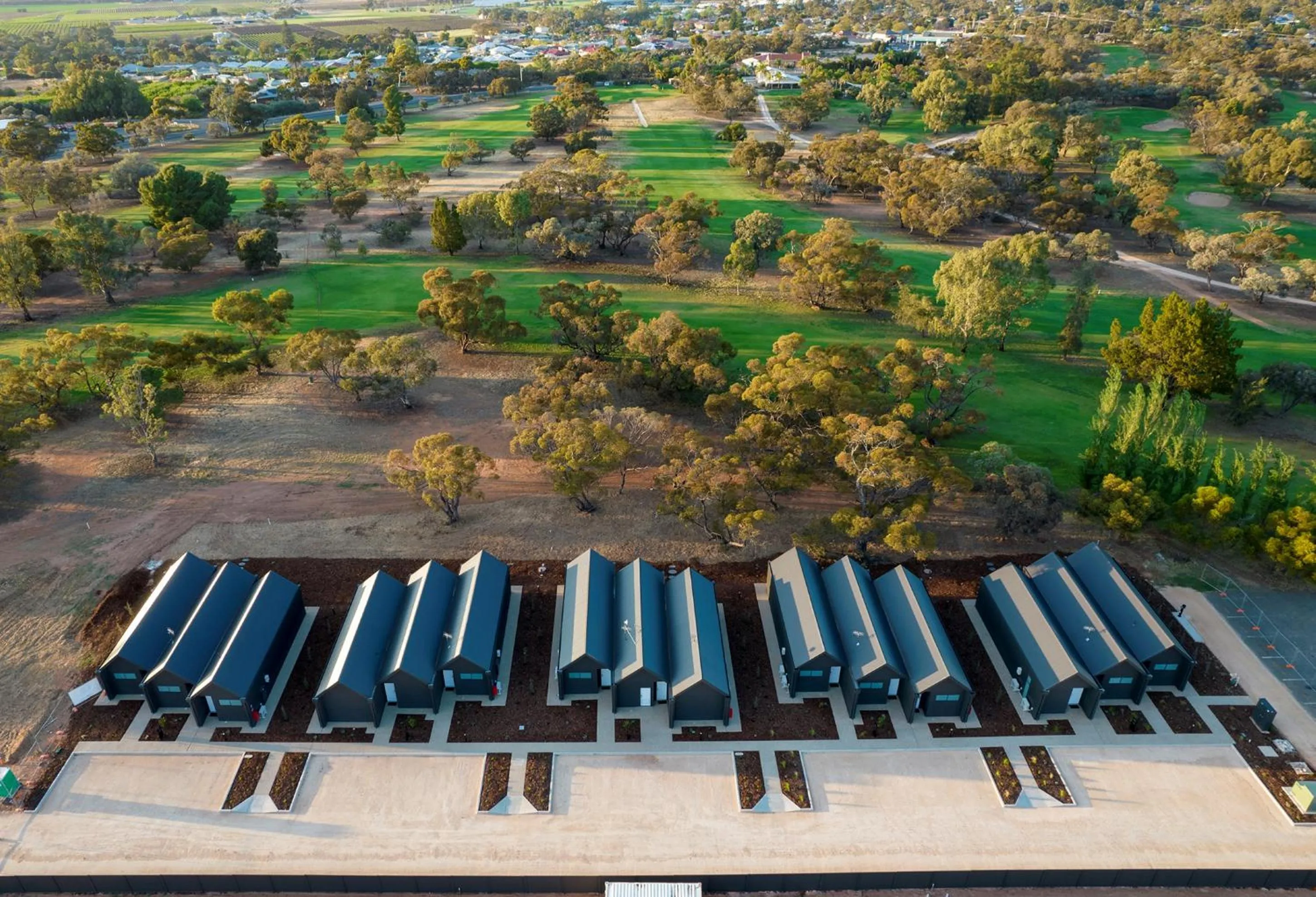 Golfcourse in Par Five Shacks
