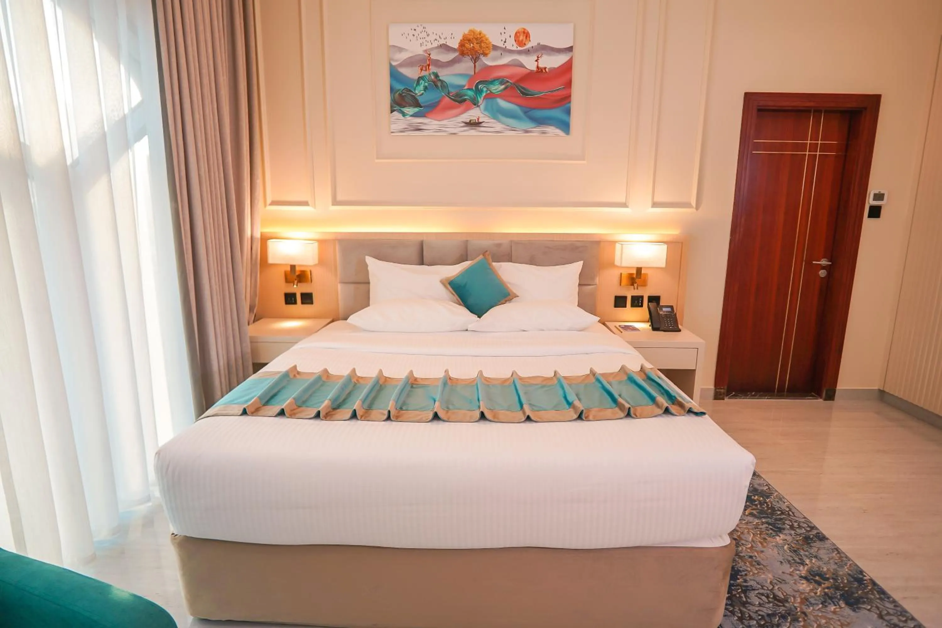 Bed in Concorde Creek View Hotel Bur Dubai