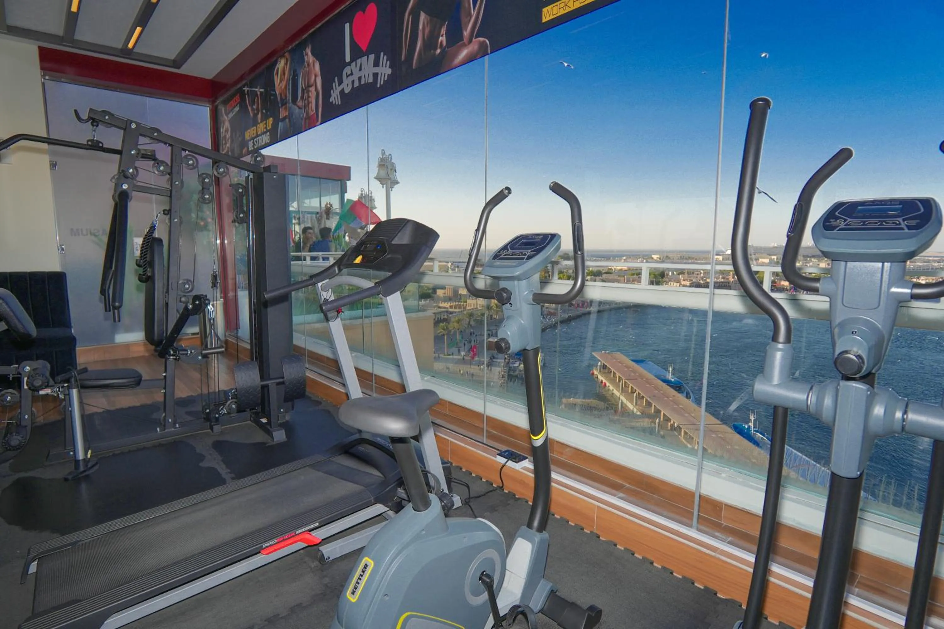 Fitness centre/facilities in Concorde Creek View Hotel Bur Dubai