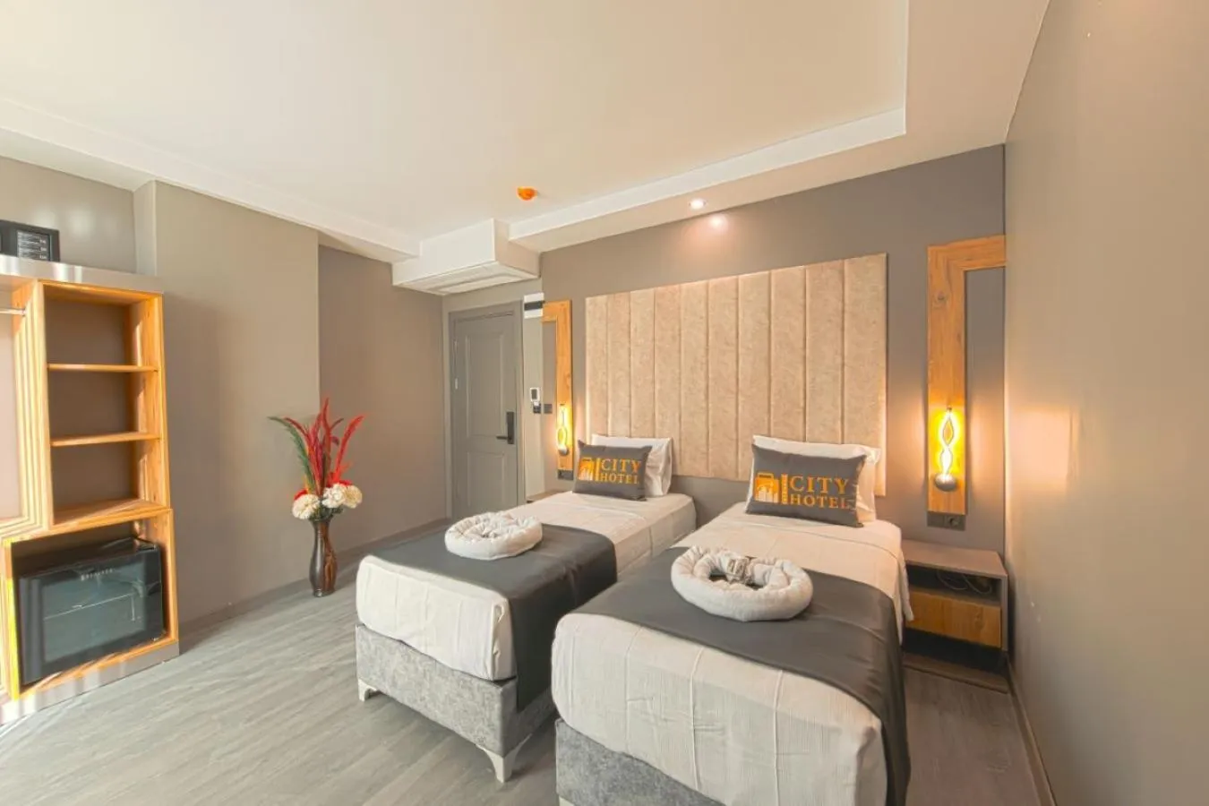 Bed in İstanbul City Airport Hotel