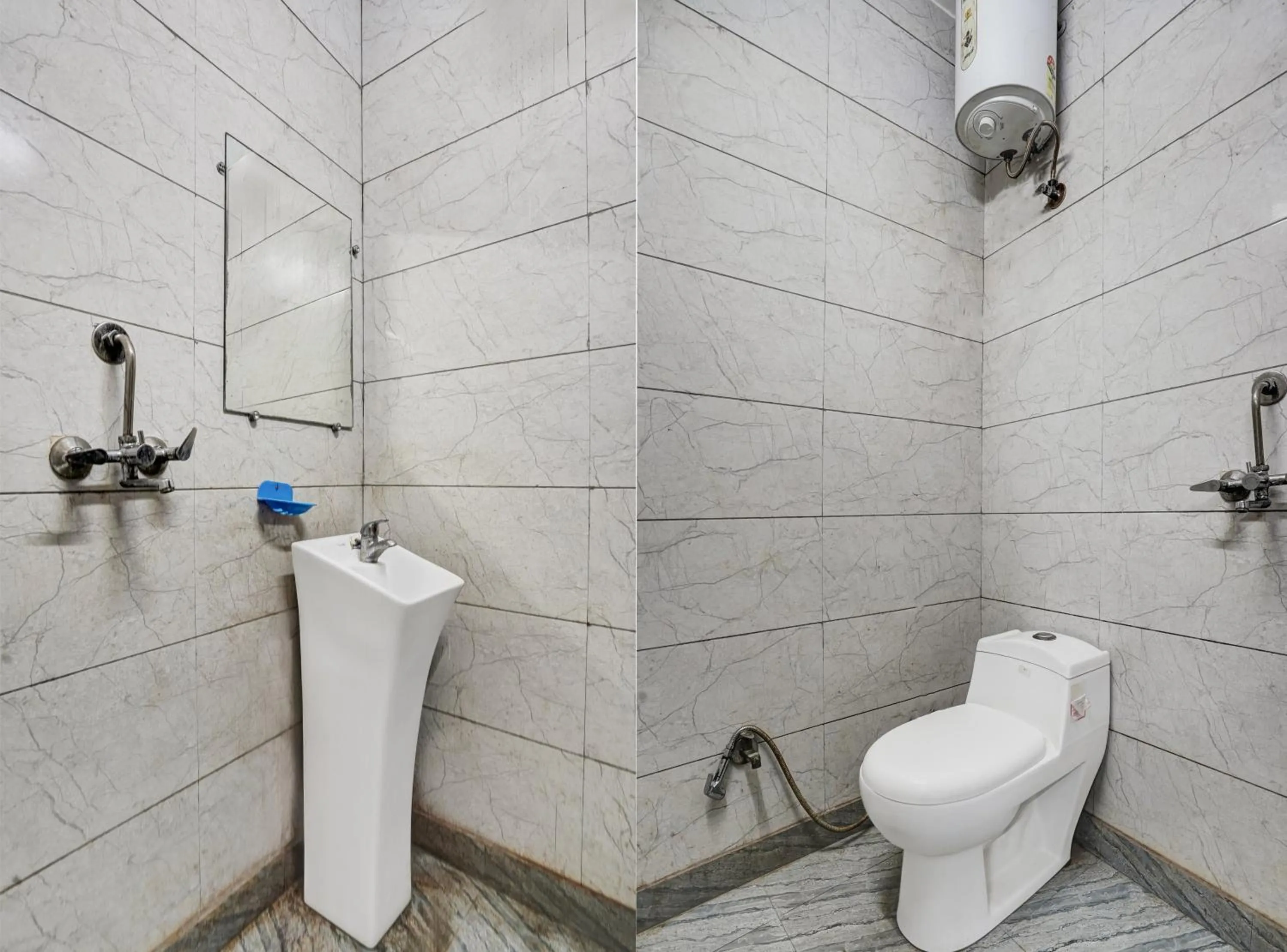 Bathroom in Hotel Twamev Couple Friendly Laxmi Nagar