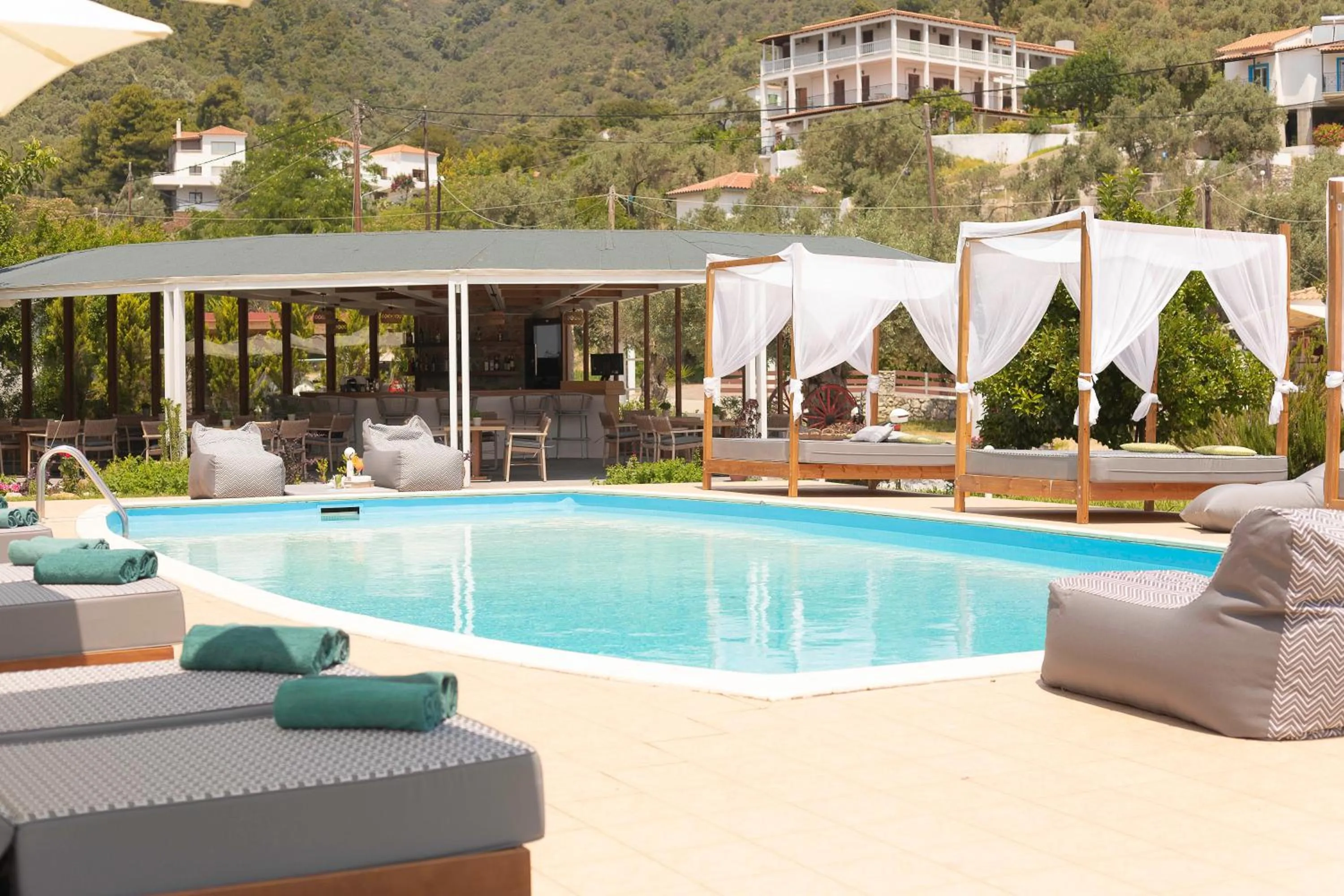 Swimming pool in Skiathos Avaton Garden, Philian Hotels and Resorts