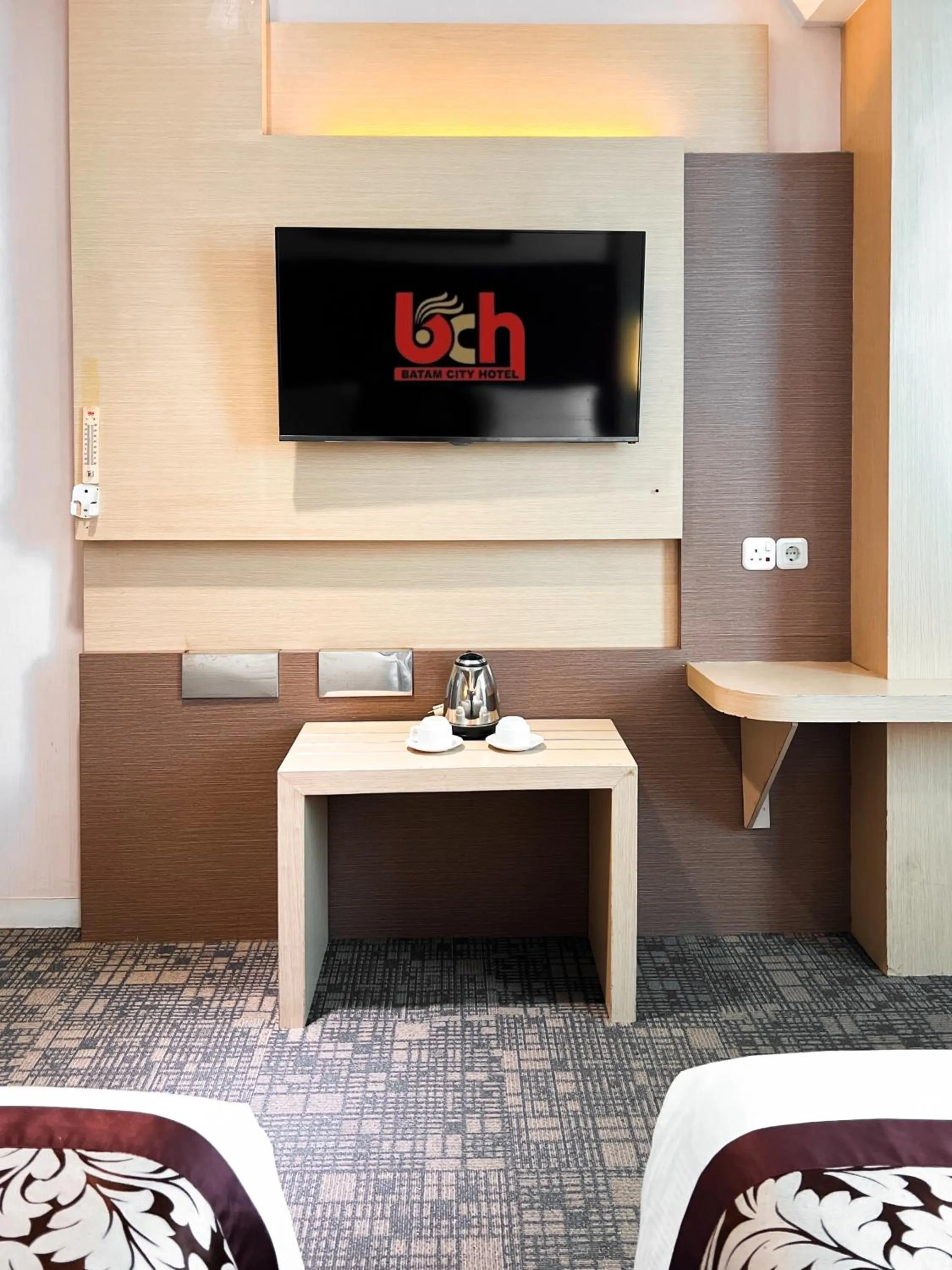 Bed in Batam City Hotel