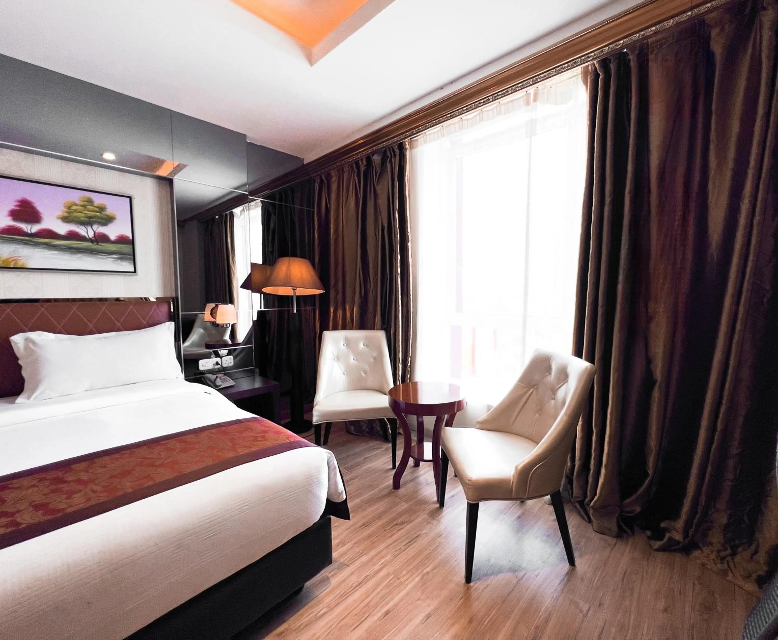 Bed in Batam City Hotel