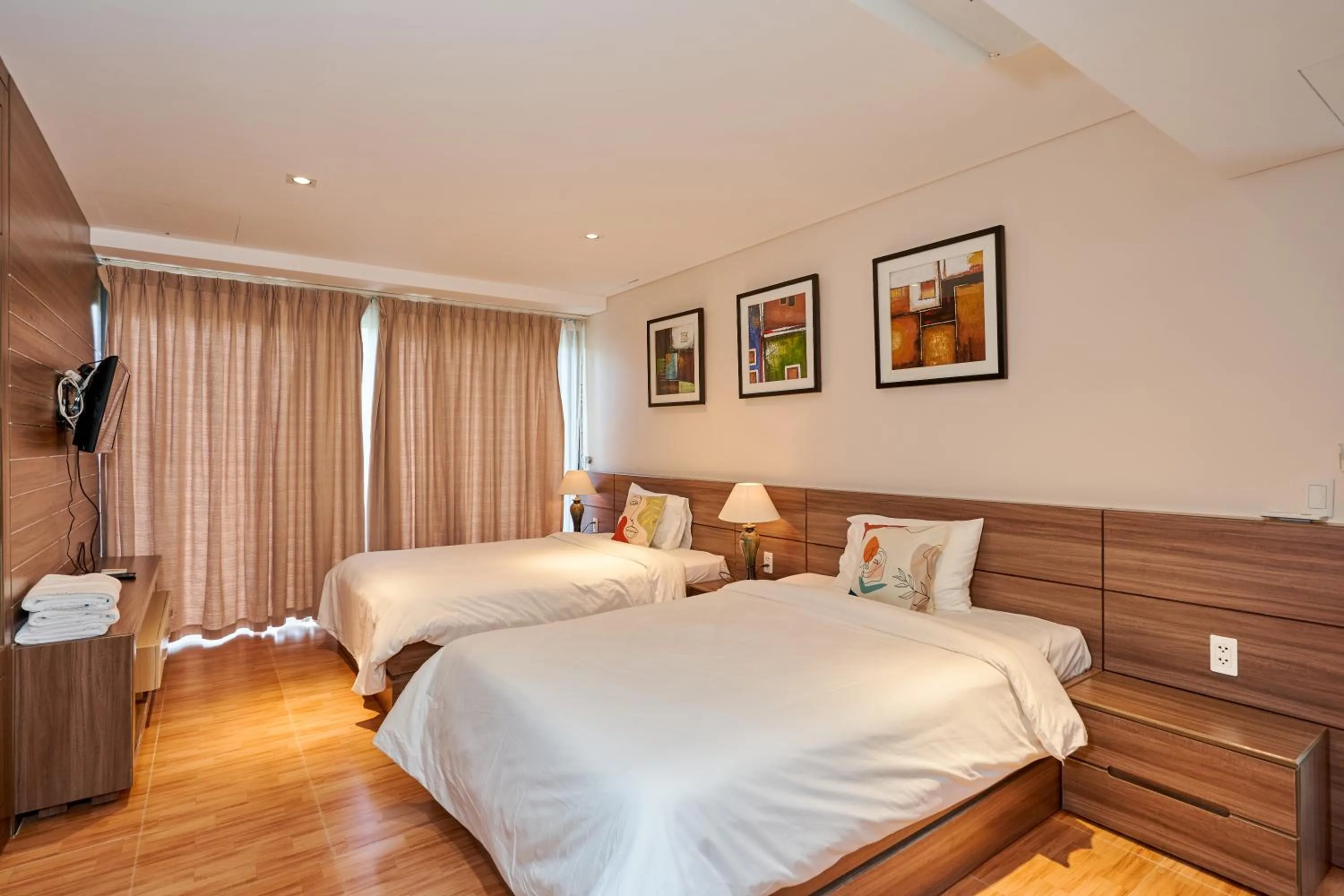 Bedroom in Ocean Beach Villas Danang