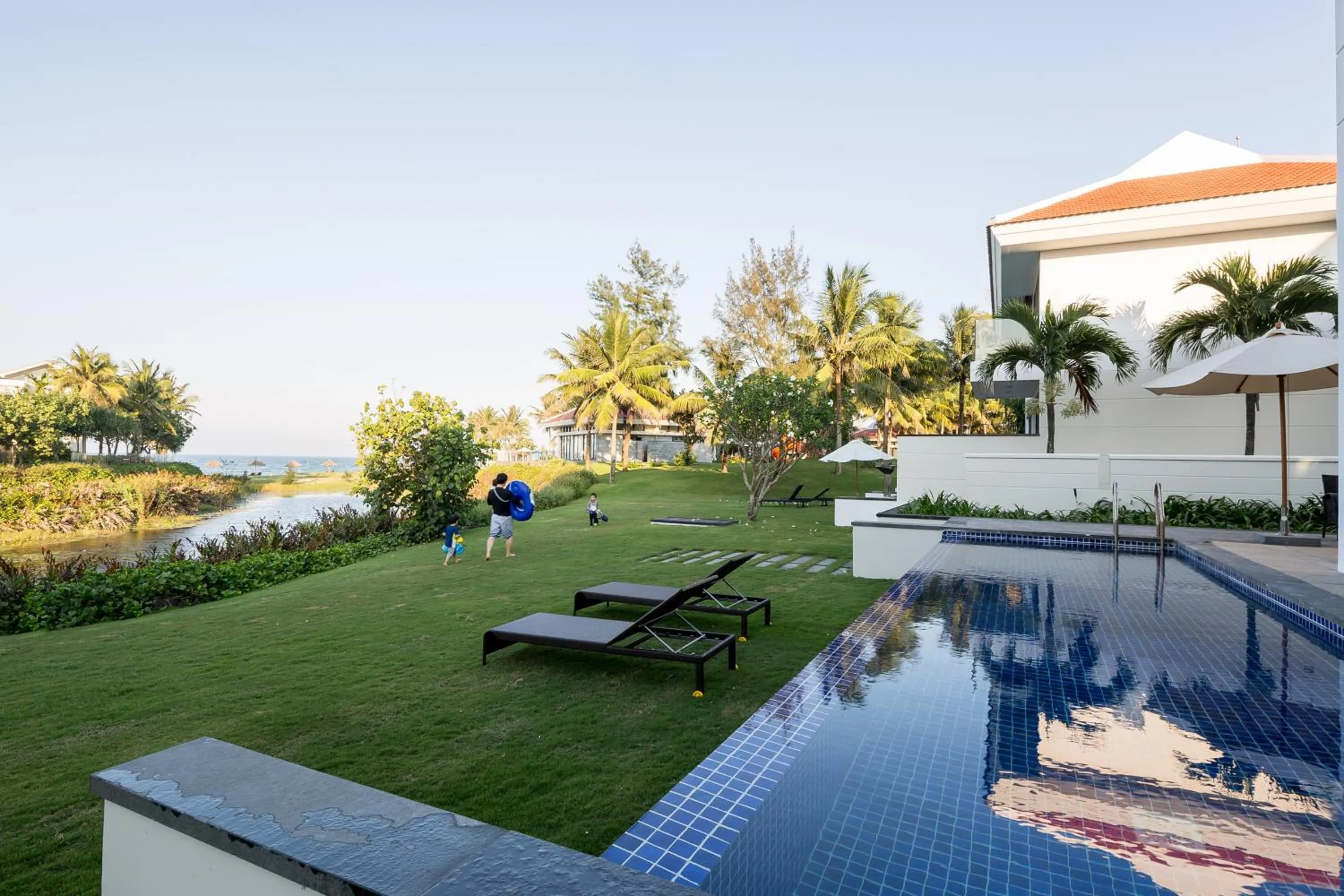 Natural landscape in Ocean Beach Villas Danang