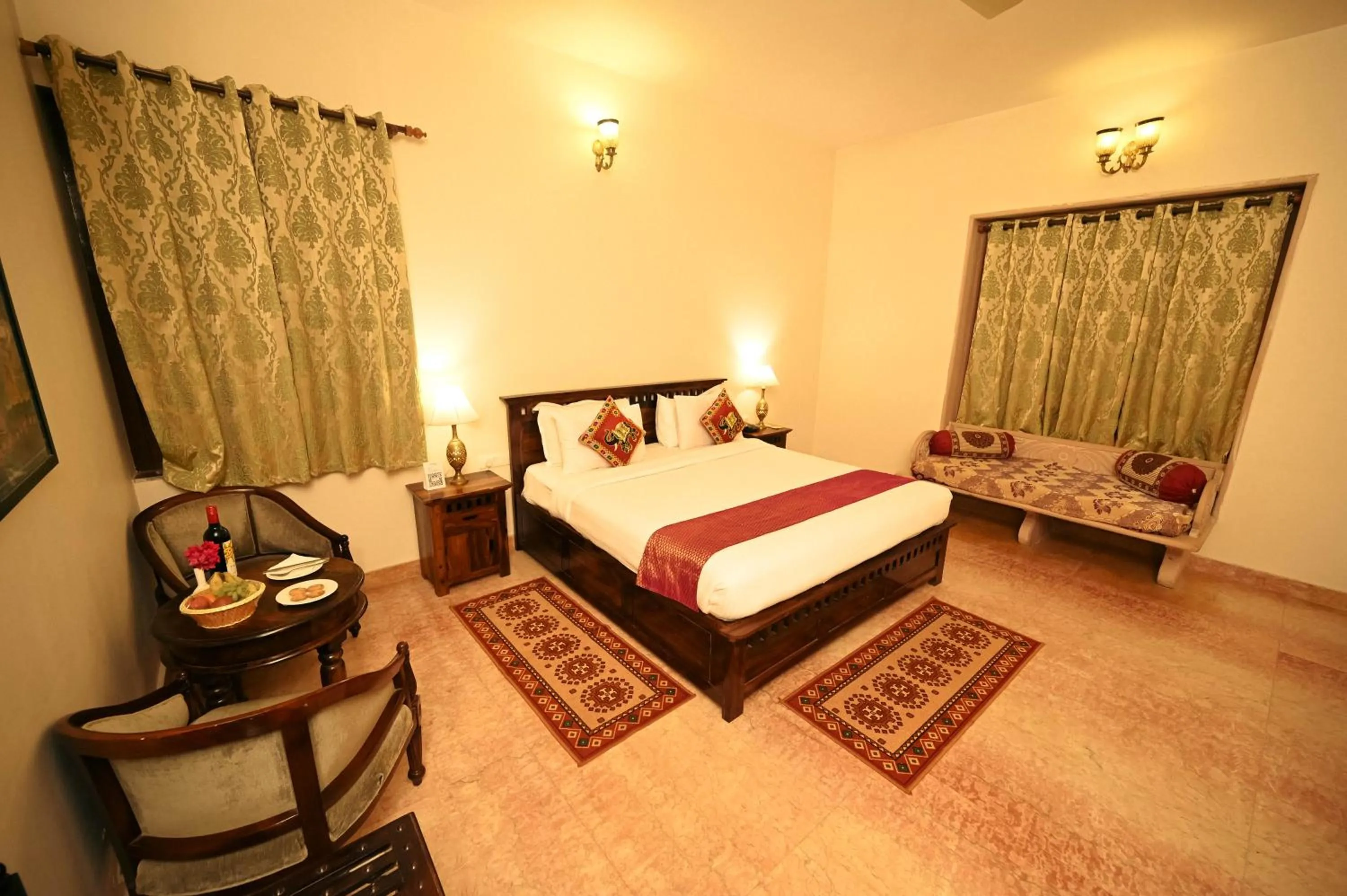 Photo of the whole room, Bed in ClarksInn Suites Ranthambhore