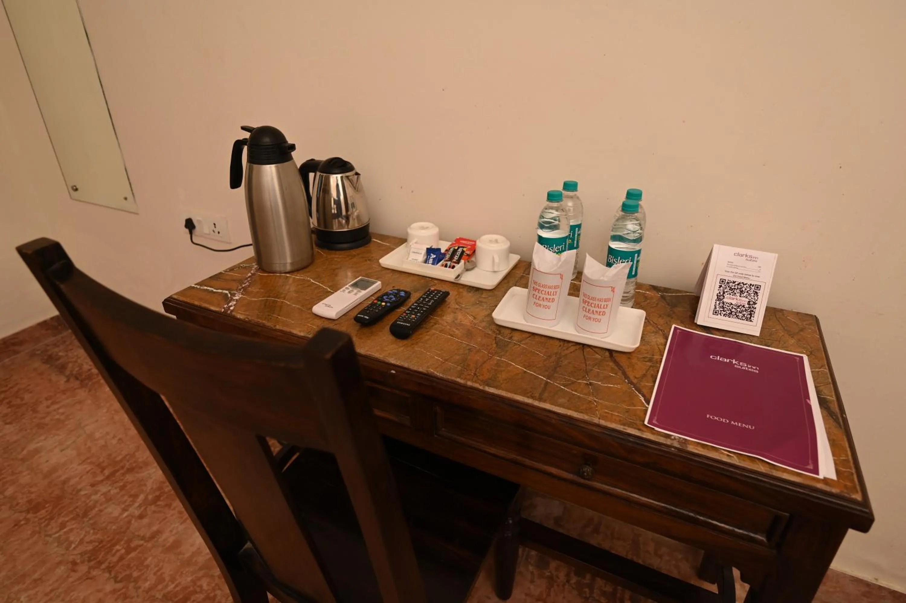 room service in ClarksInn Suites Ranthambhore