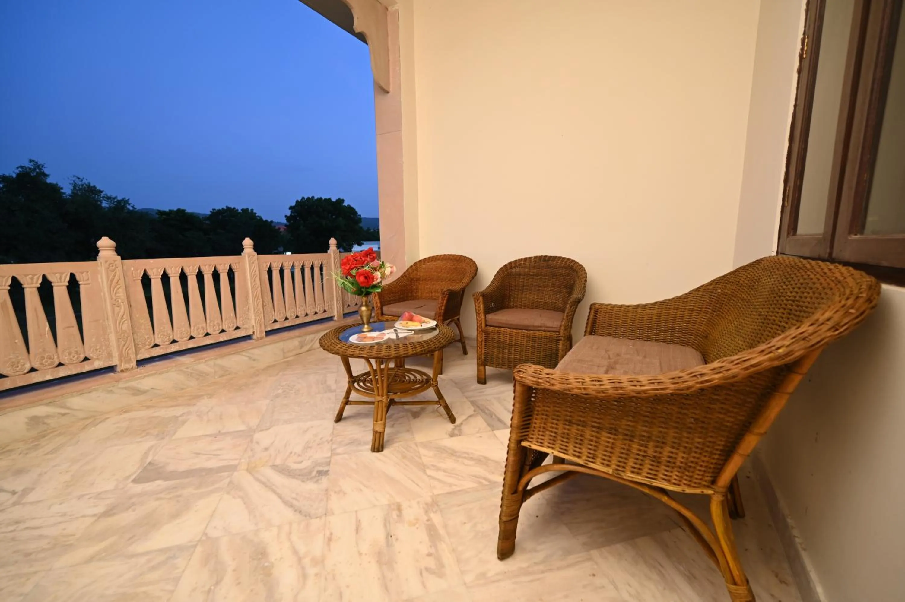 Balcony/Terrace in ClarksInn Suites Ranthambhore
