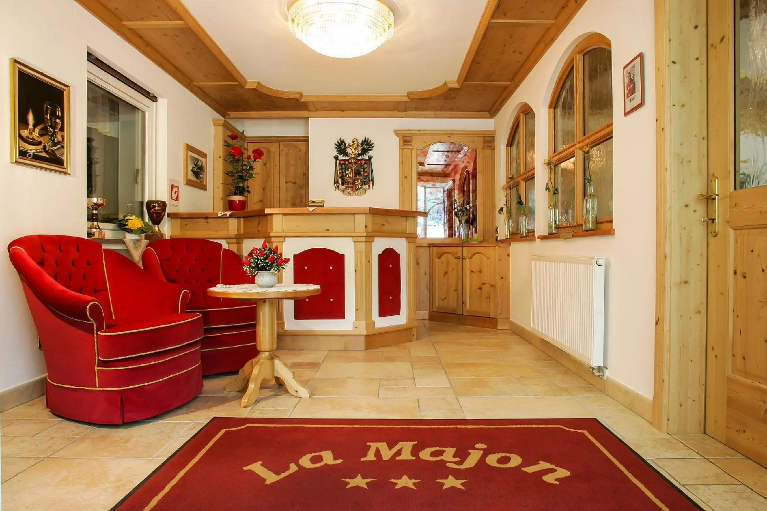 Lobby or reception in Garni La Majon