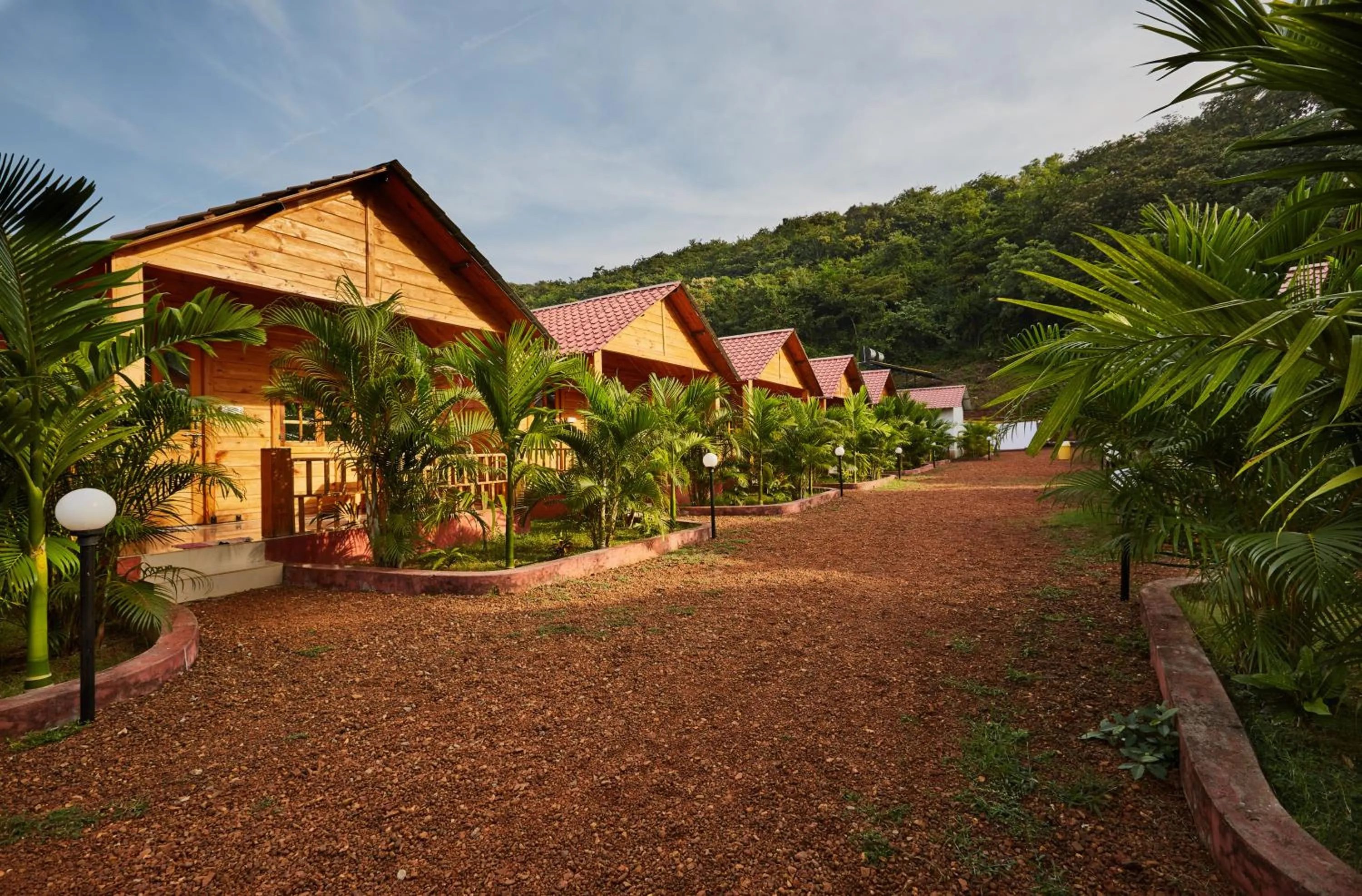 Garden view in Zen Lazy Days Agonda