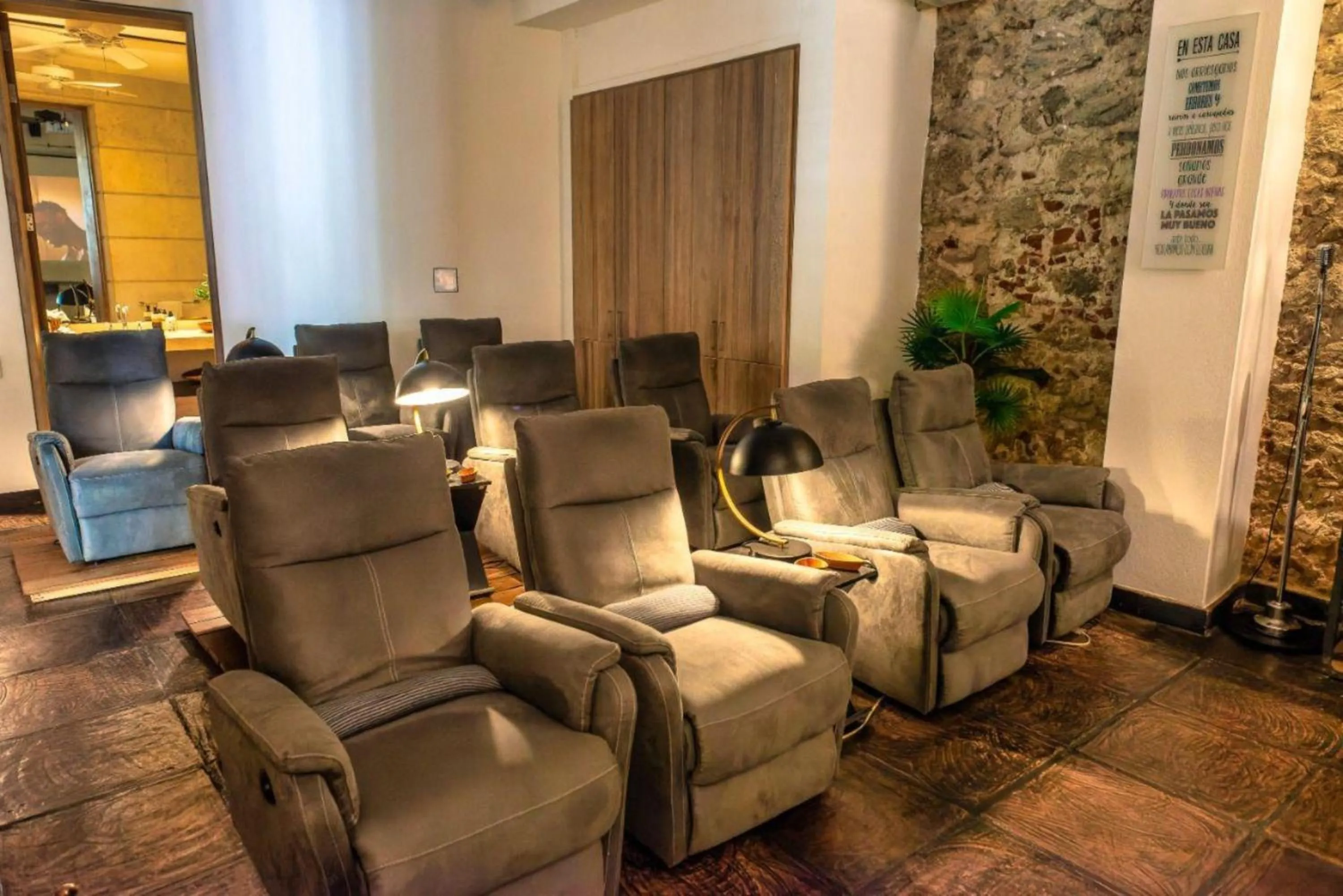 Communal lounge/ TV room in Casa Belle Cartagena Hotel Boutique