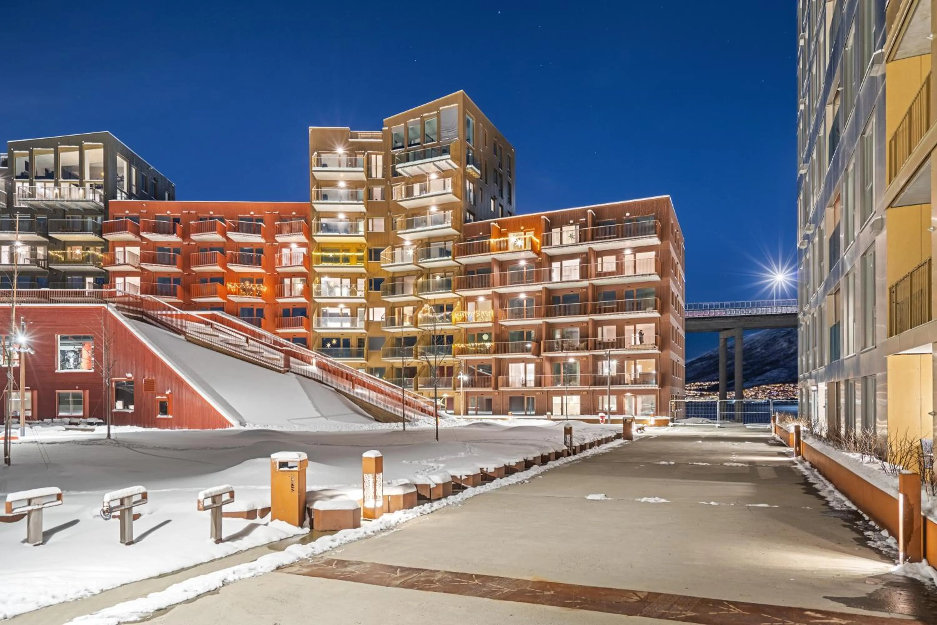 Facade/entrance in TotalApartments Vervet Gjøa