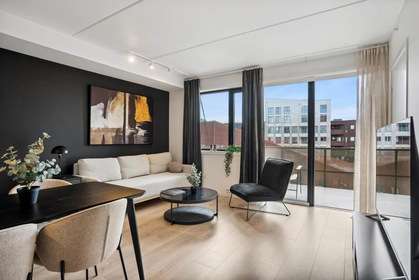 Living room in TotalApartments Vervet Gjøa