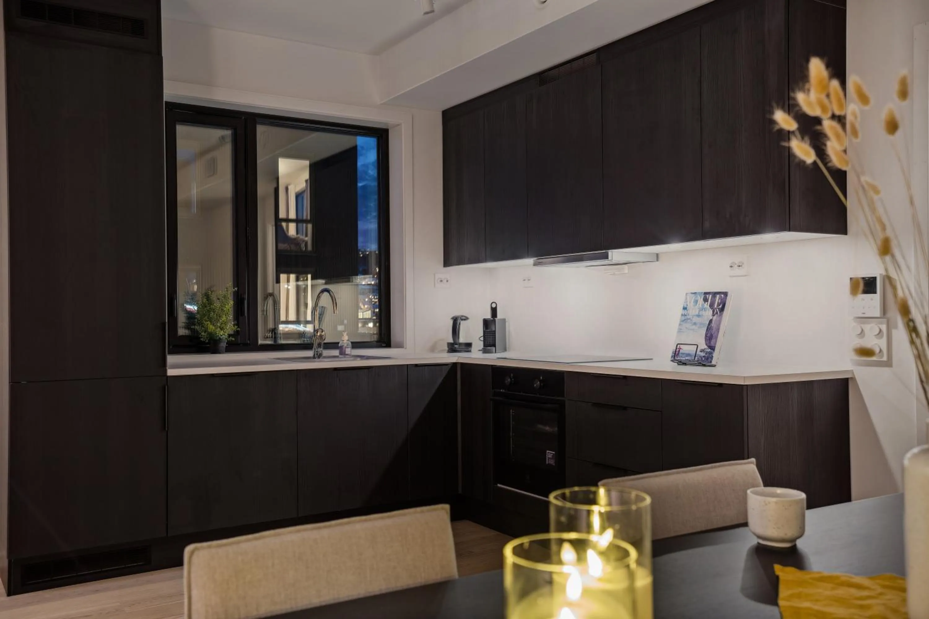 kitchen in TotalApartments Vervet Gjøa