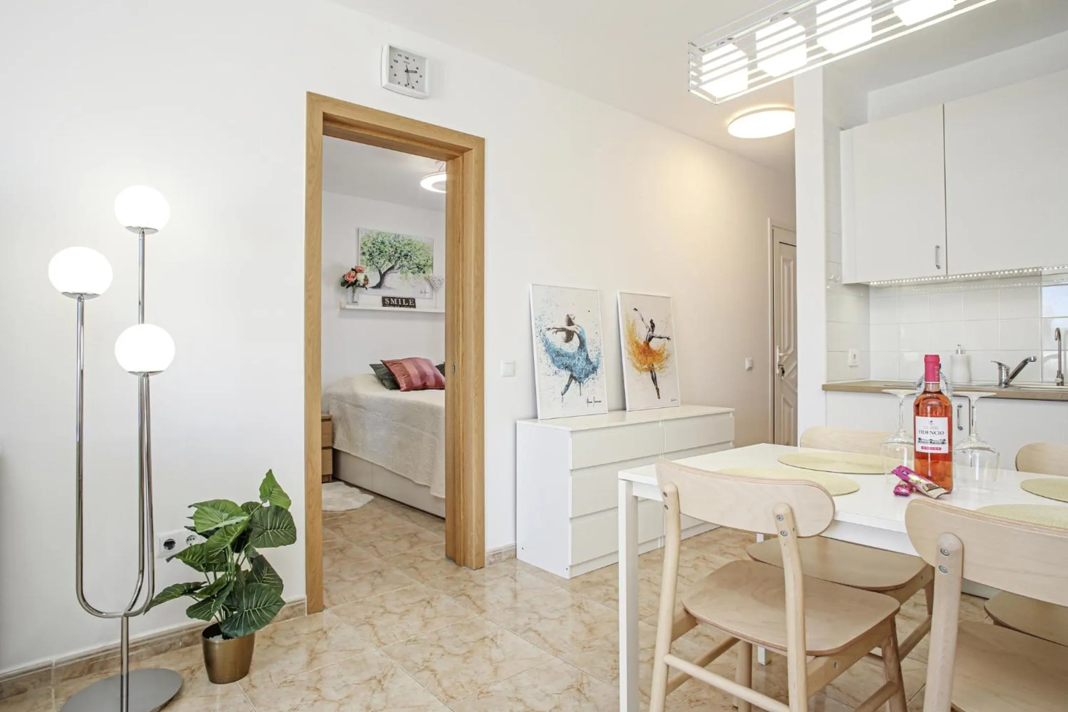 Bed in Sand Club Apartment 202