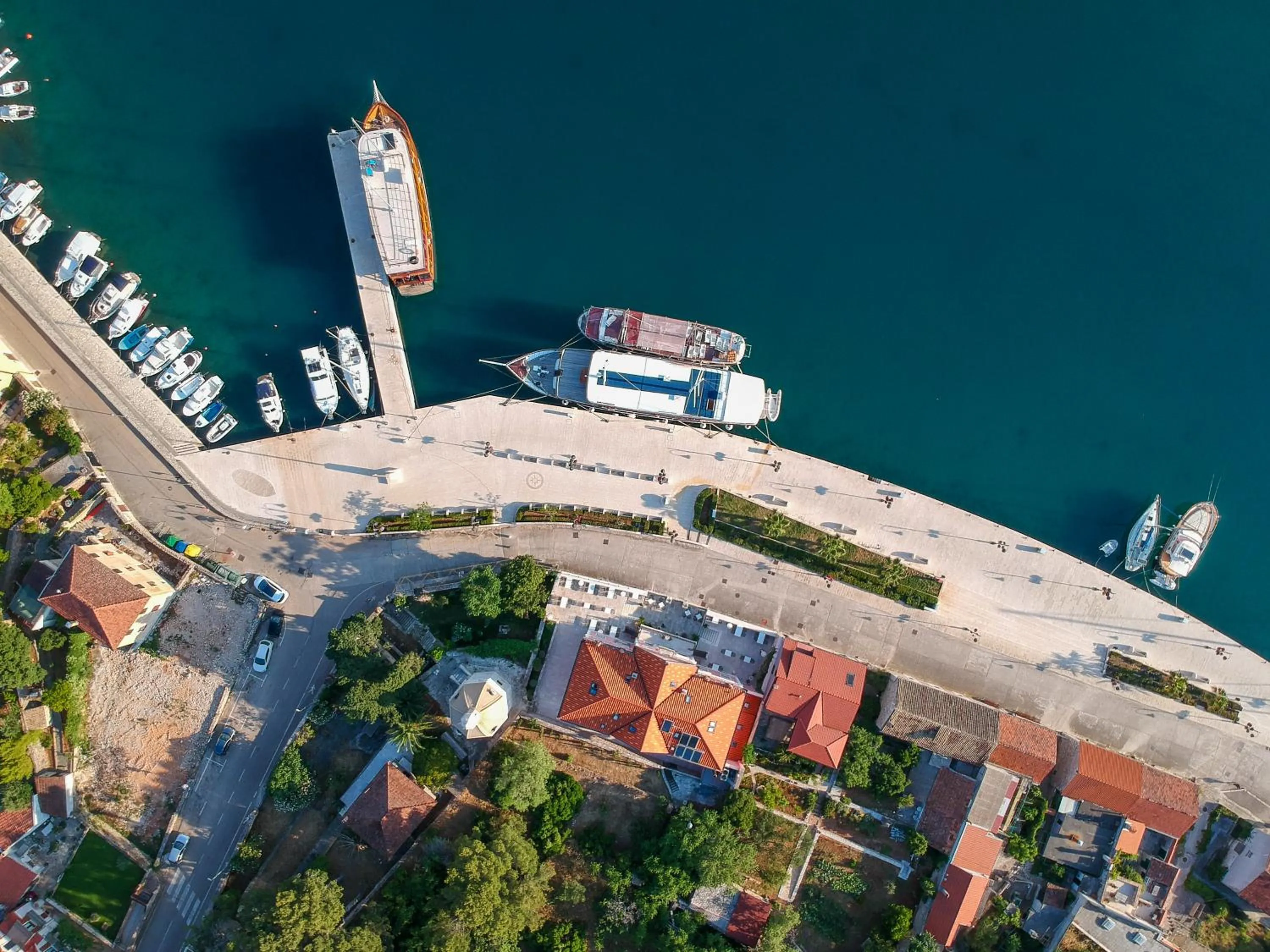 Bird's eye view in B&B Heritage Villa Apolon