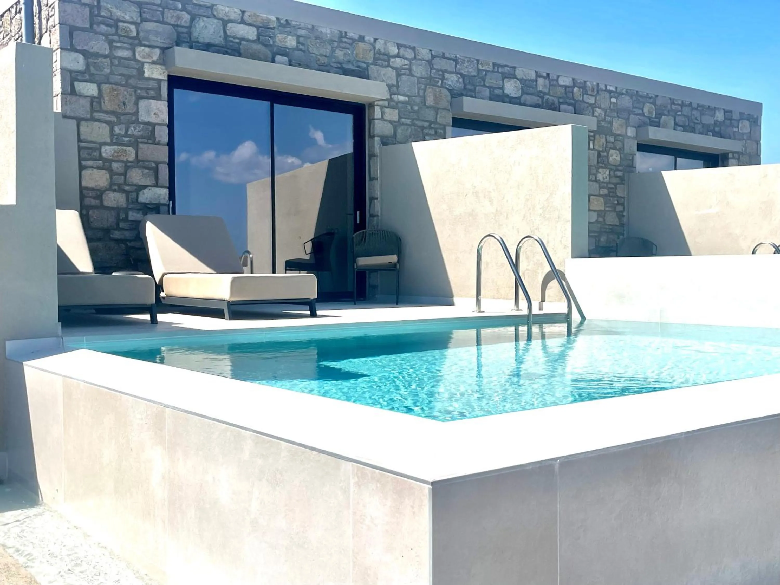 Patio in Eleia Seafront Rooms & Villas