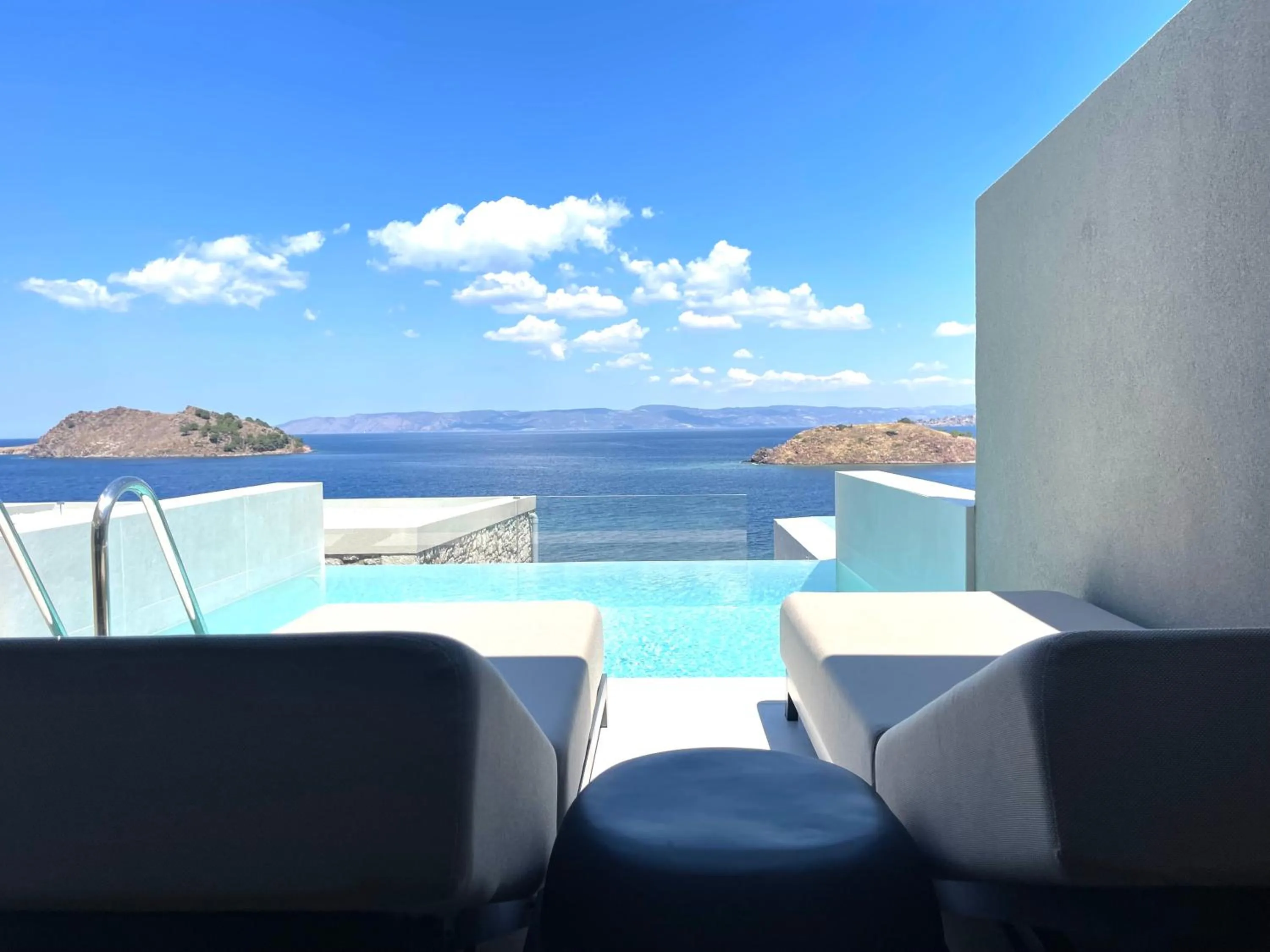 Patio in Eleia Seafront Rooms & Villas