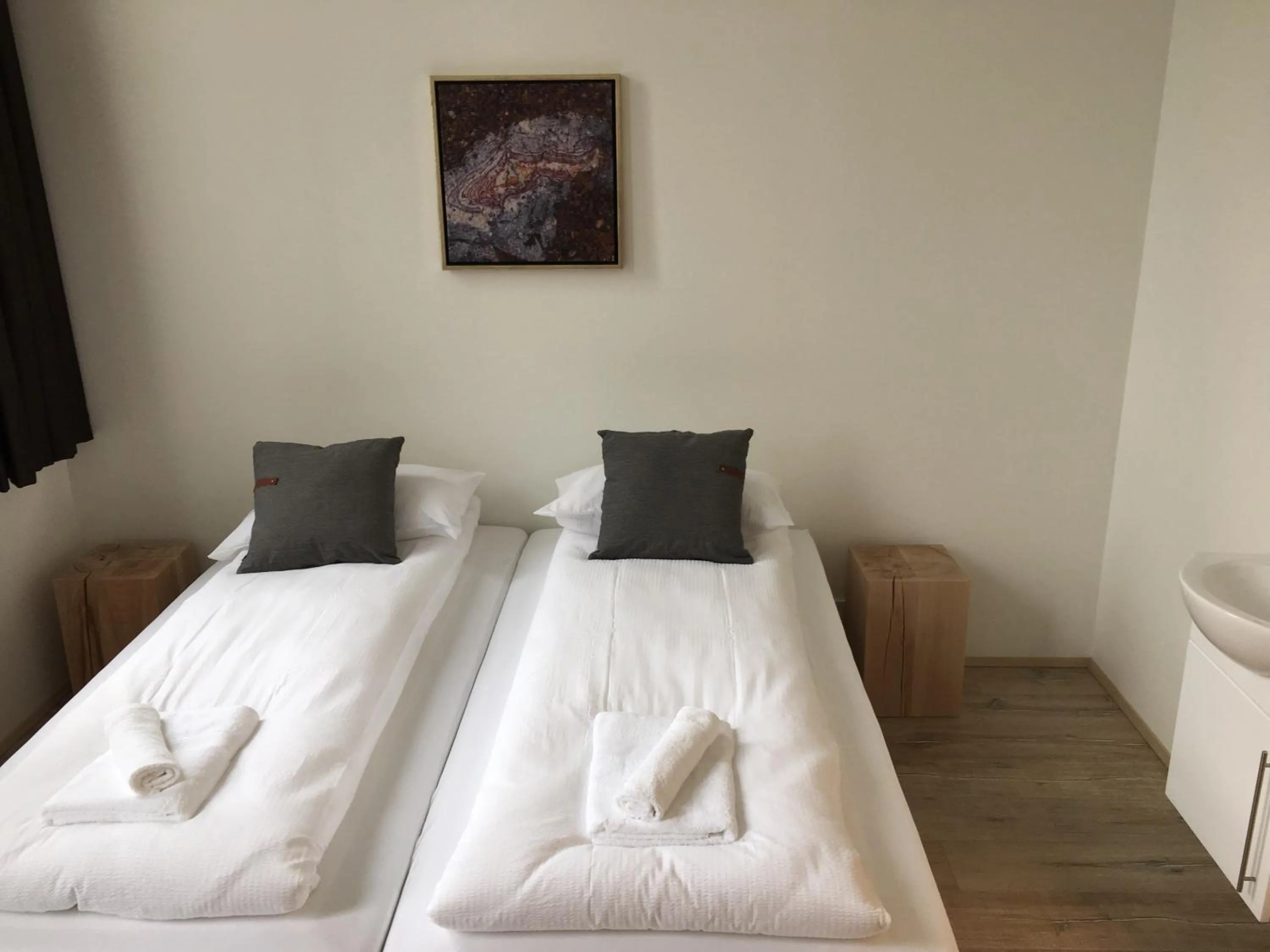 Bed in Welcome Riverside Guesthouse