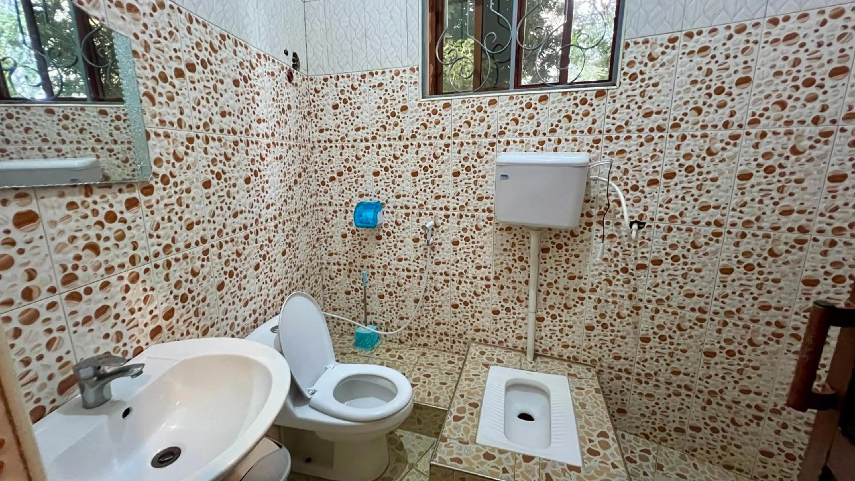 Shower in Skill forest lodge