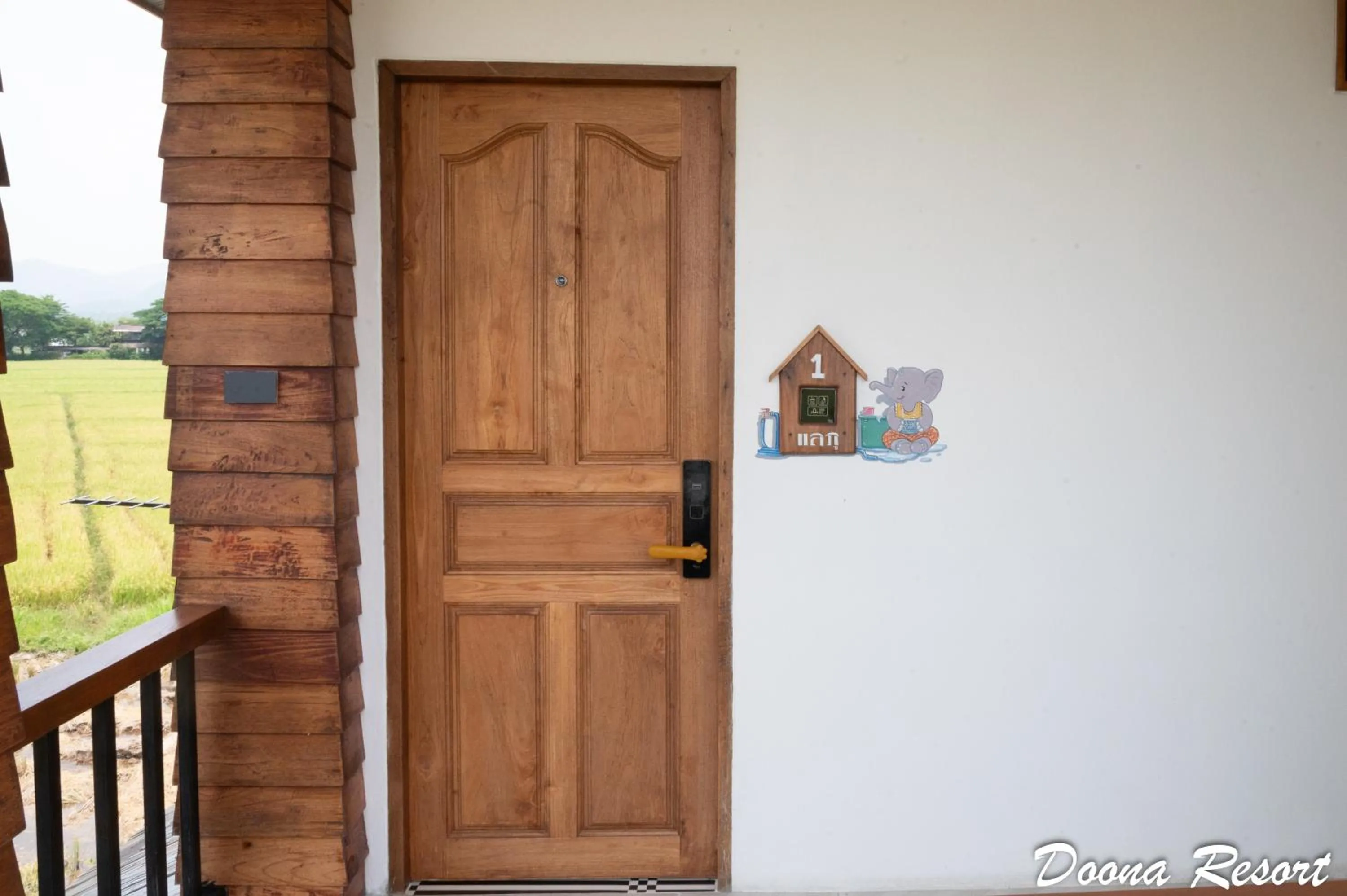 Decorative detail in DooNa Resort แลภูดูนา