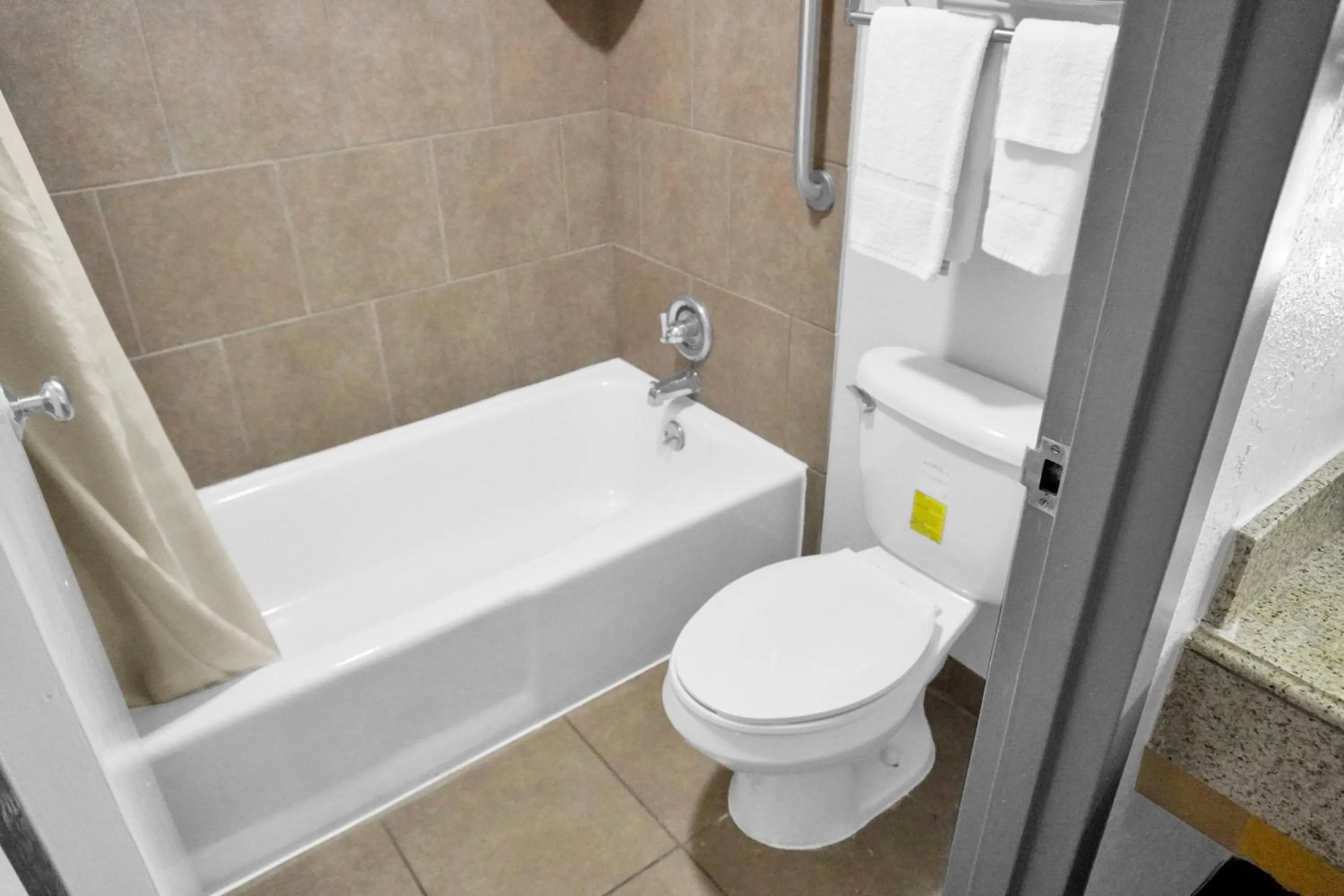 Bathroom in Hometown Inn + Kitchen