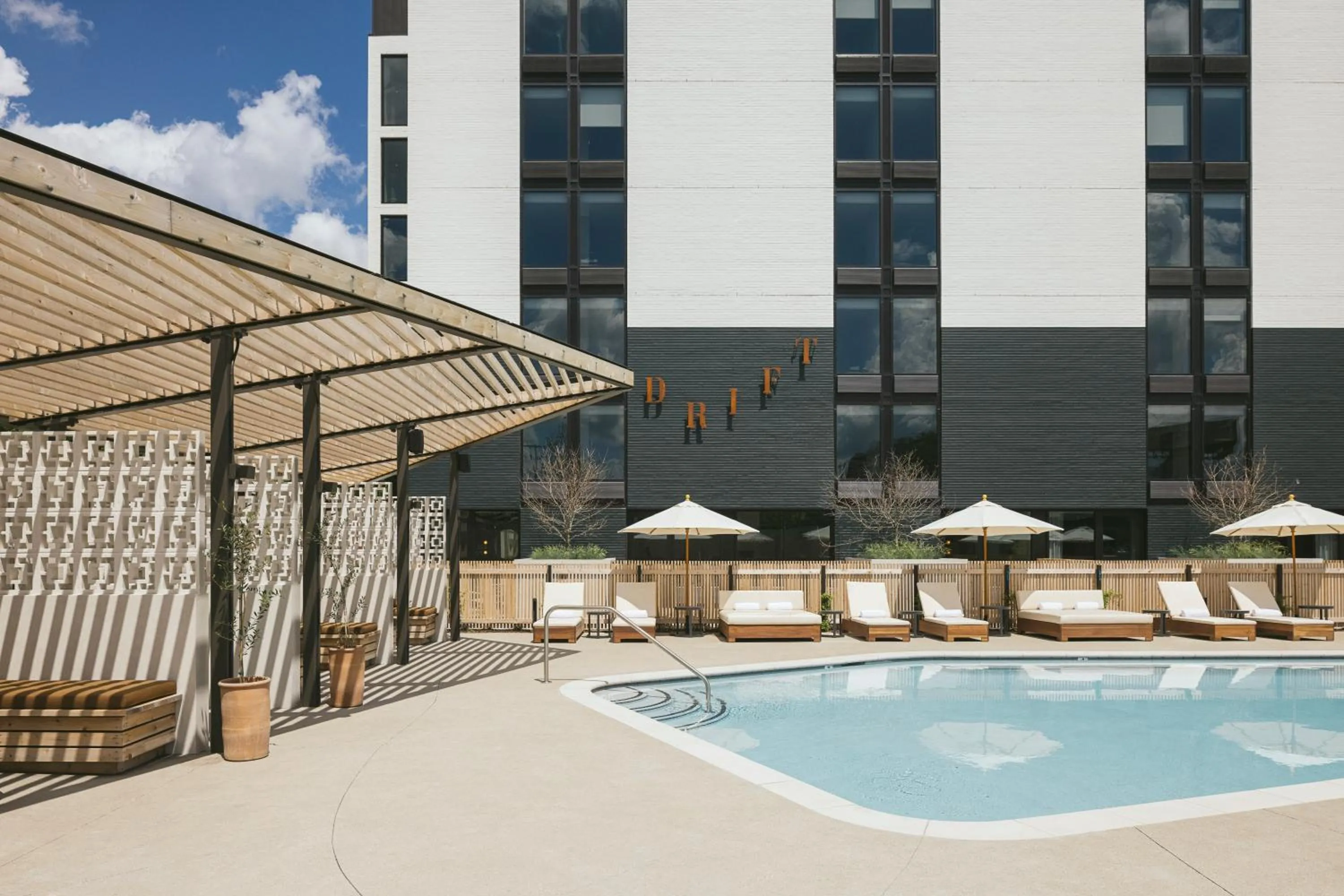 Pool view in Drift Nashville, a Member of Design Hotels