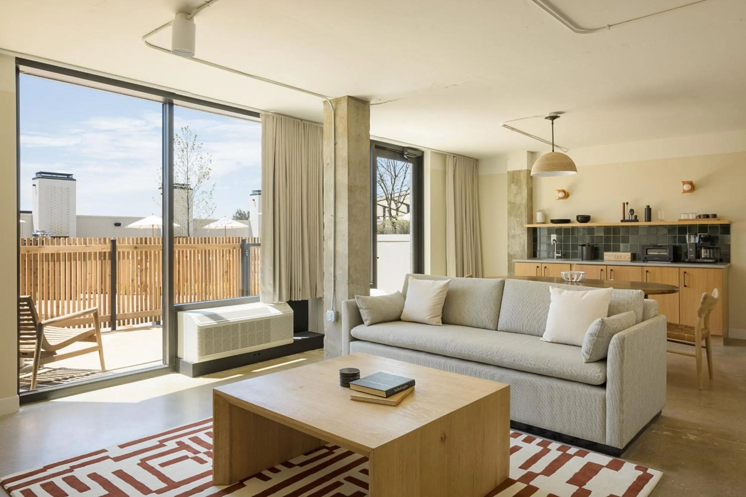 Living room in Drift Nashville, a Member of Design Hotels