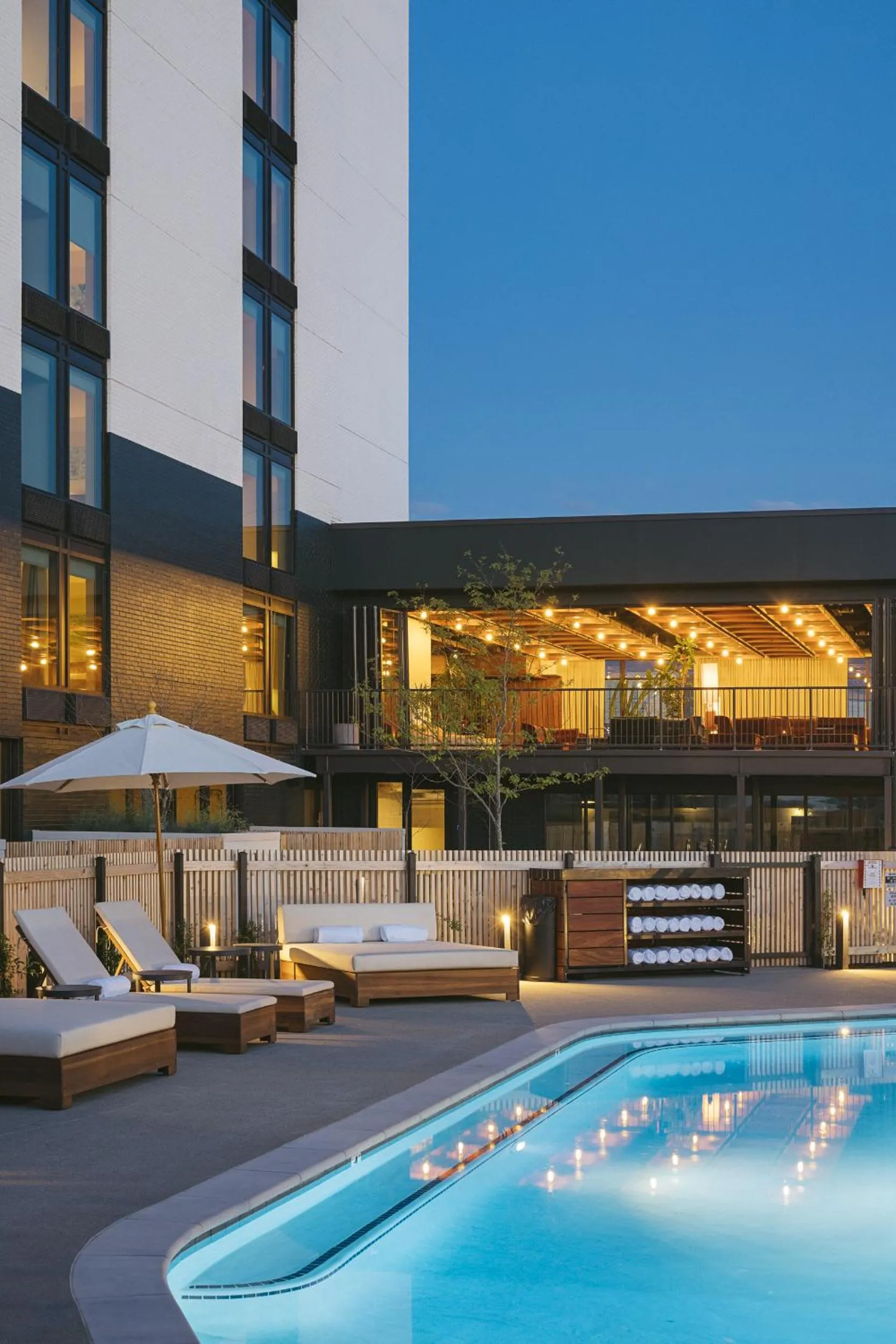 Swimming pool in Drift Nashville, a Member of Design Hotels