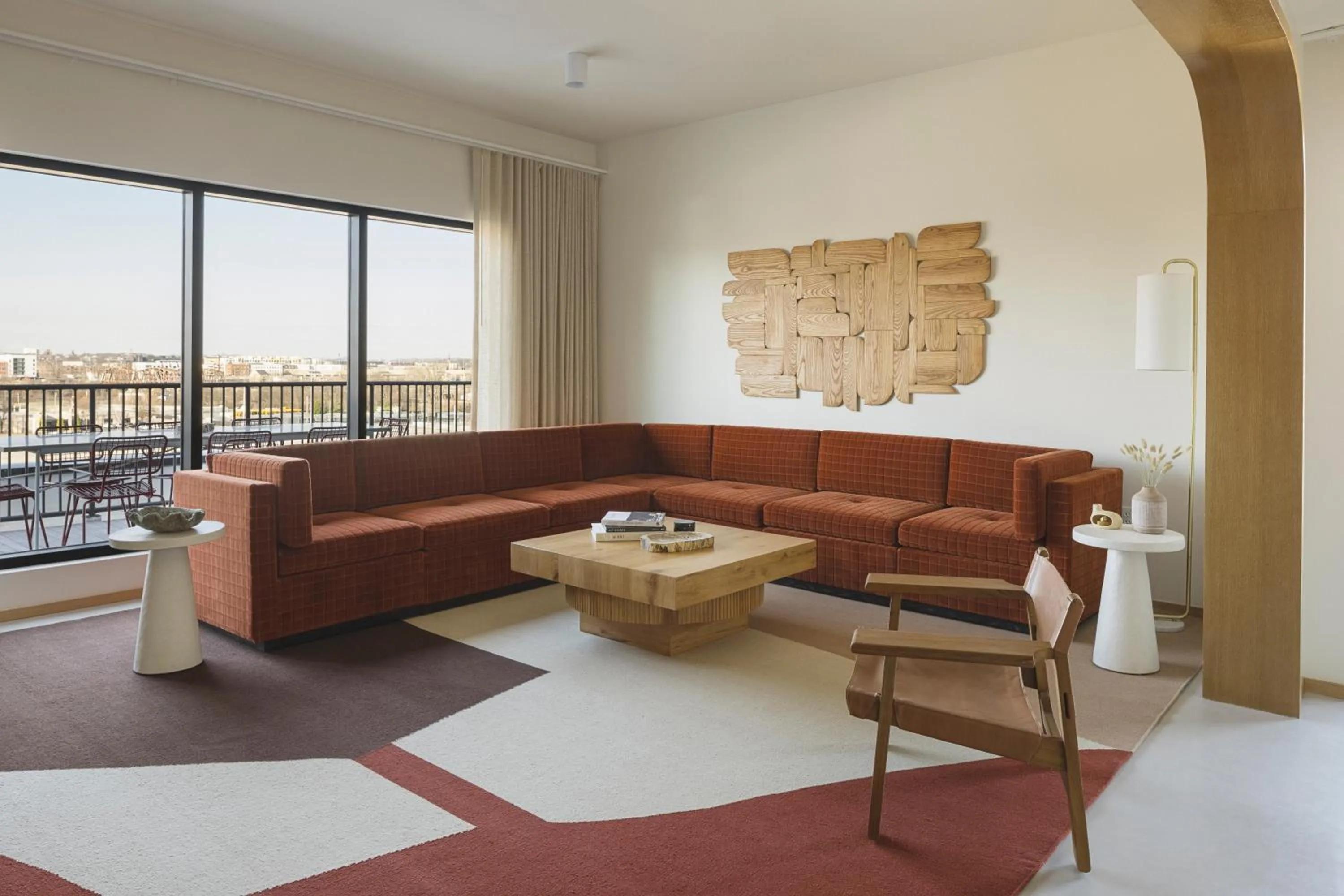Living room in Drift Nashville, a Member of Design Hotels