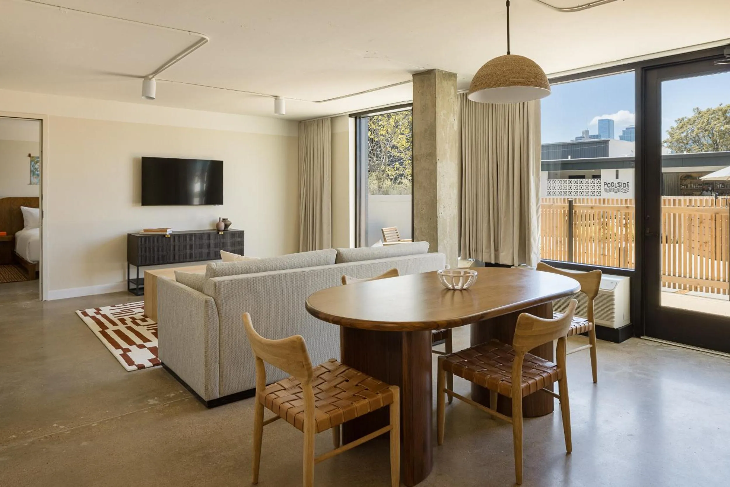 Living room in Drift Nashville, a Member of Design Hotels