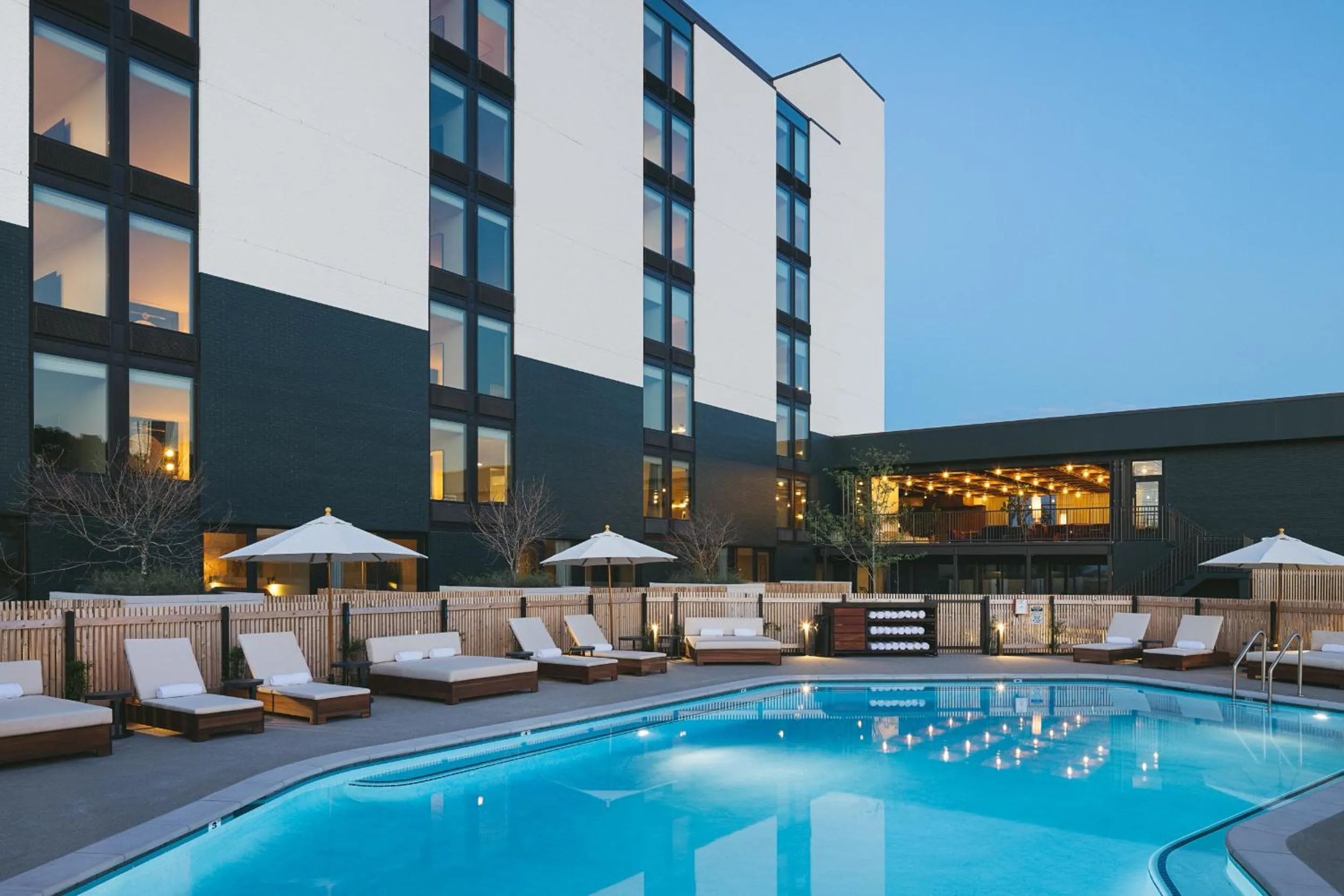 Swimming pool in Drift Nashville, a Member of Design Hotels