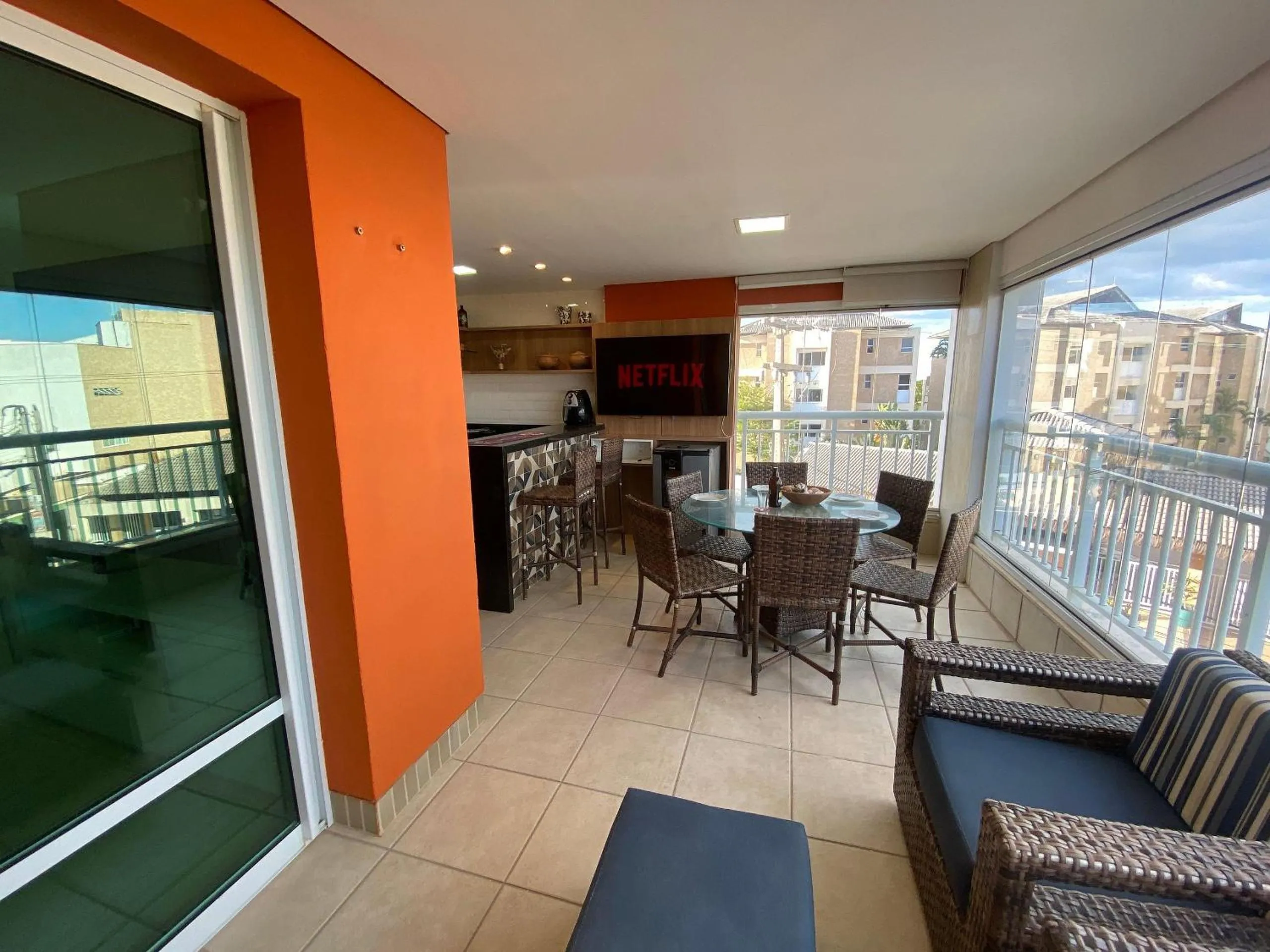 Balcony/Terrace in Resort incrível Vila do Porto